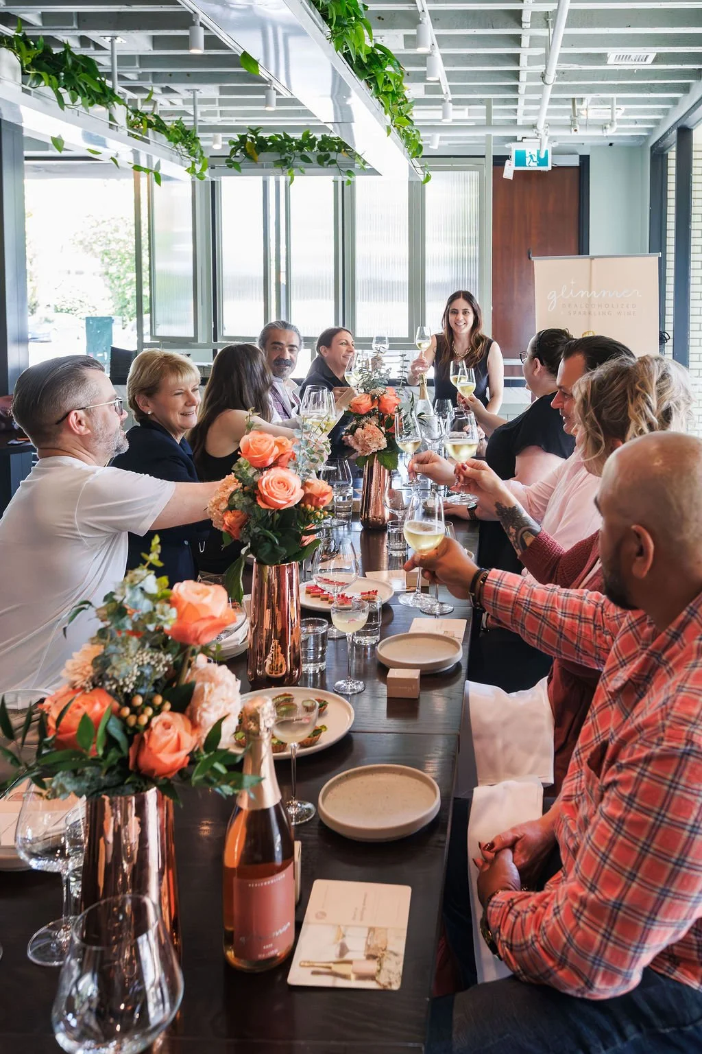 Glimmer Rosé Launch at Published, Vancouver by Claire Garner Photography