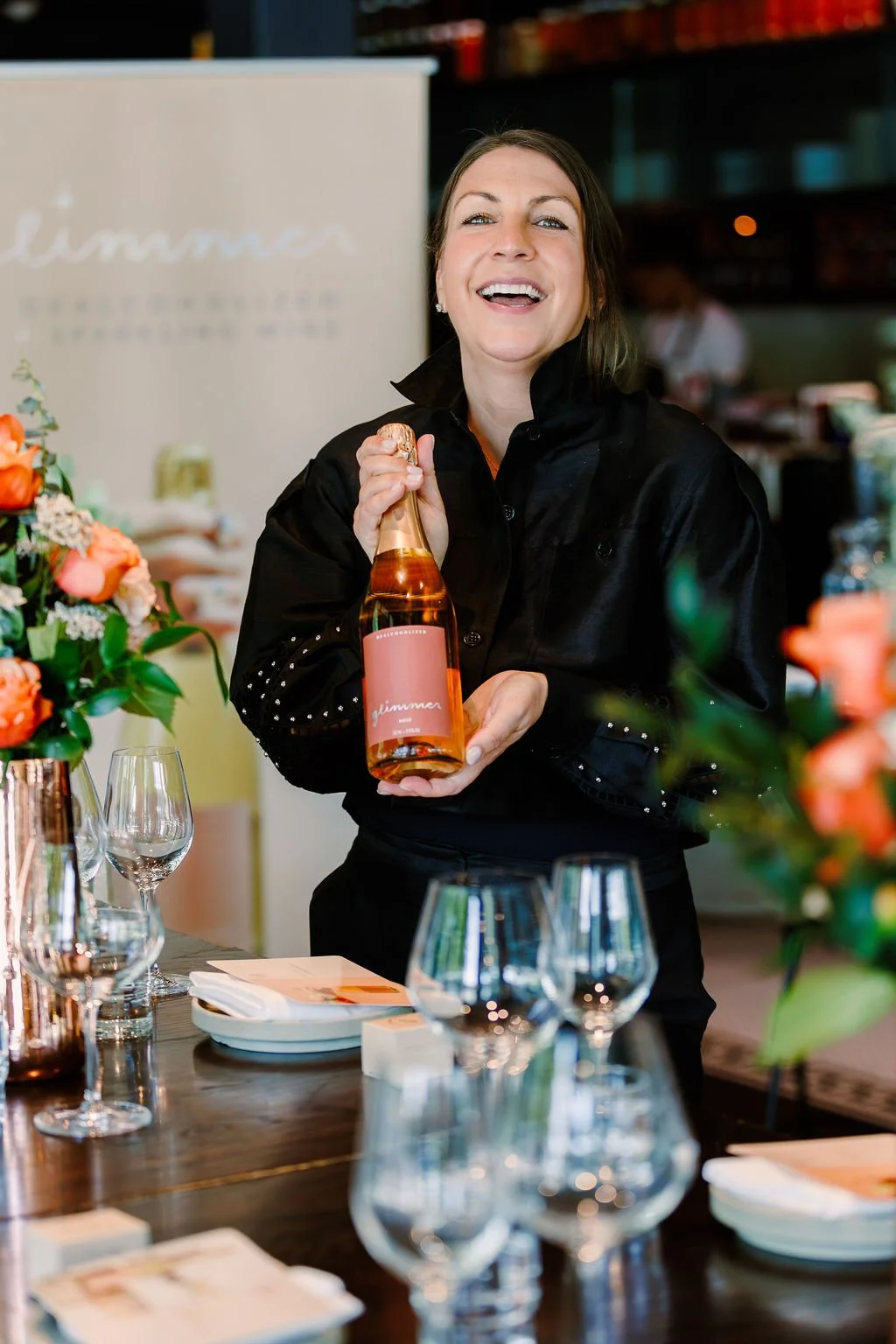 Glimmer Rosé Launch at Published, Vancouver by Claire Garner Photography