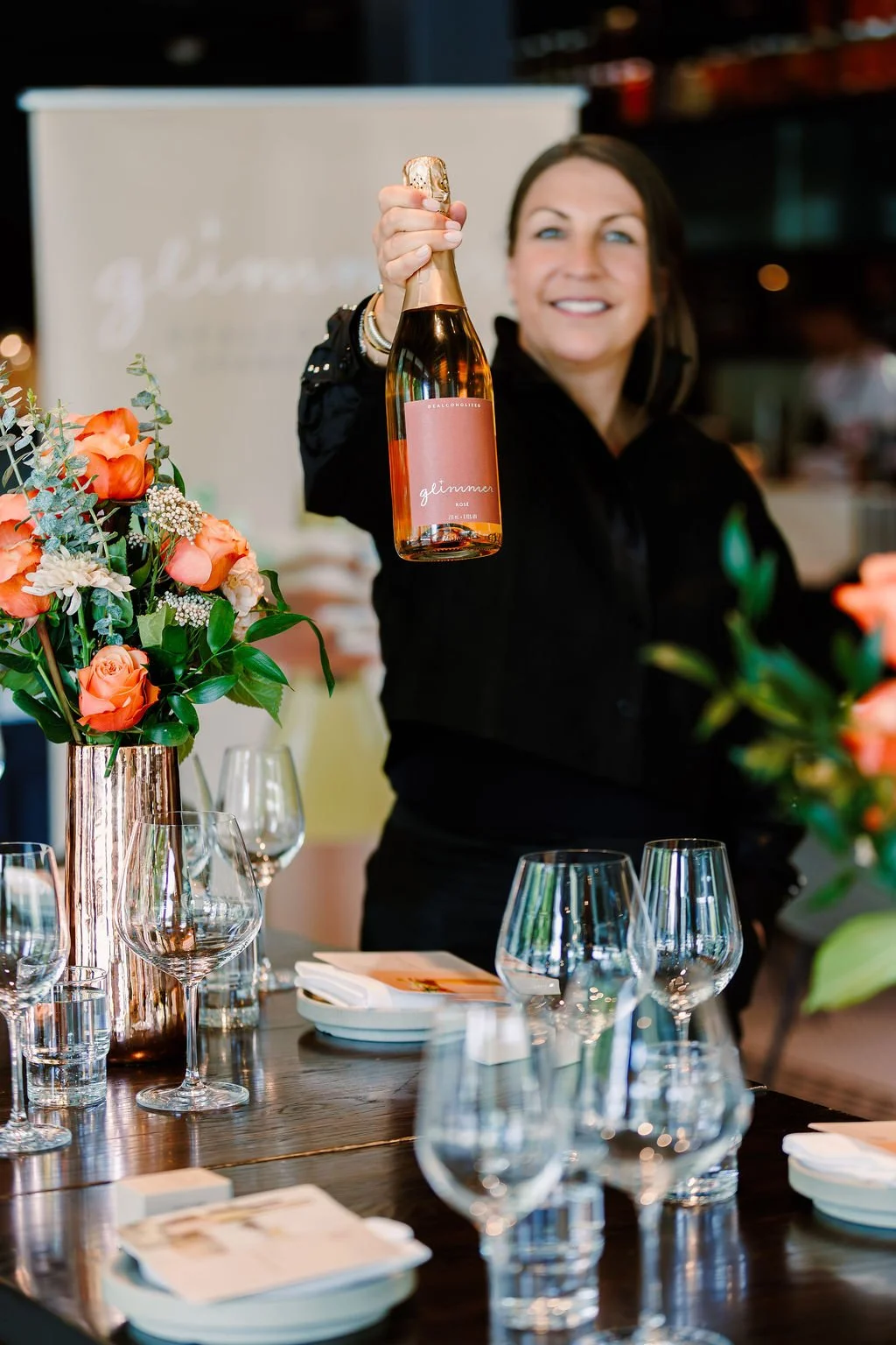 Glimmer Rosé Launch at Published, Vancouver by Claire Garner Photography