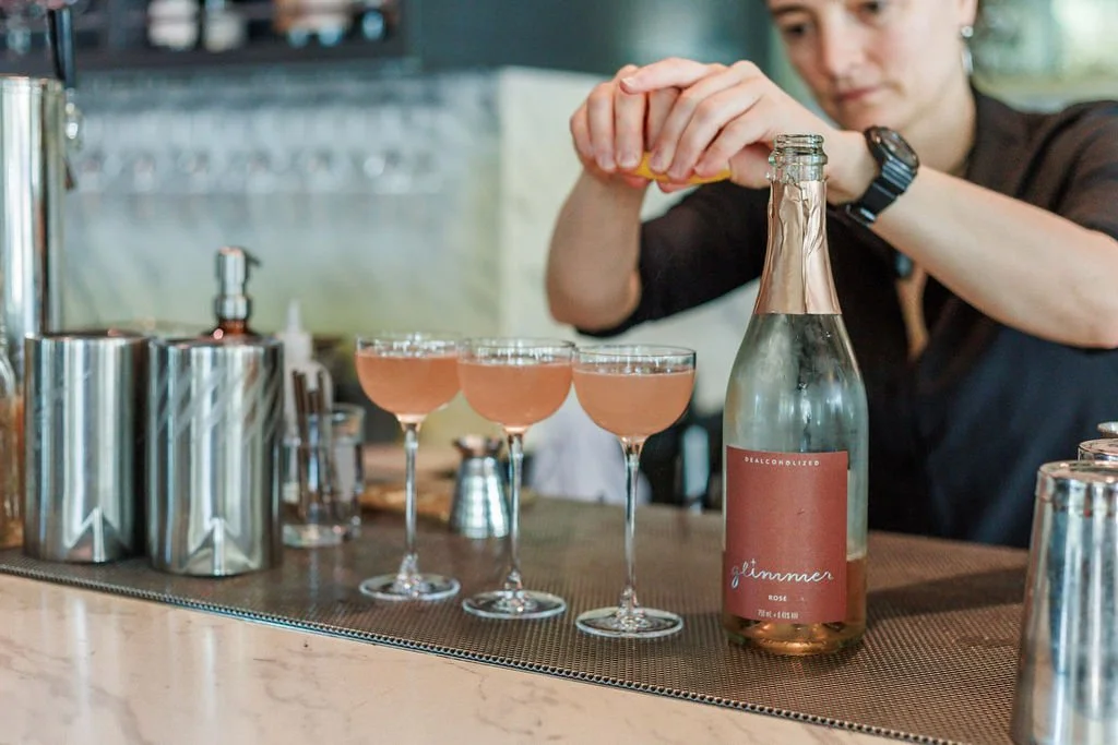 Glimmer Rosé Launch at Published, Vancouver by Claire Garner Photography
