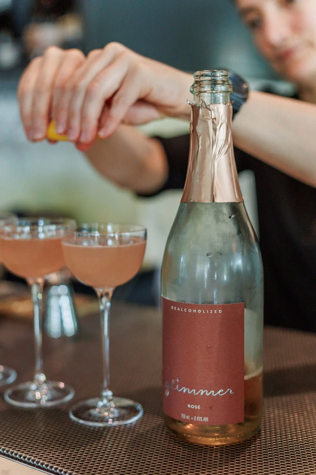 Glimmer Rosé Launch at Published, Vancouver by Claire Garner Photography