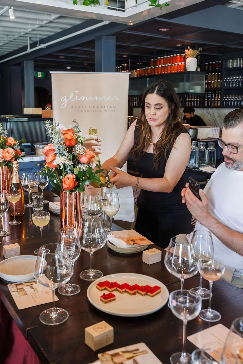 Glimmer Rosé Launch at Published, Vancouver by Claire Garner Photography