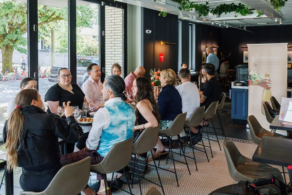Glimmer Rosé Launch at Published, Vancouver by Claire Garner Photography