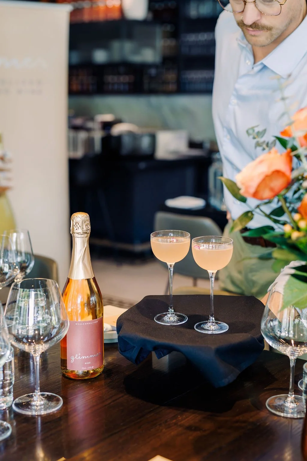 Glimmer Rosé Launch at Published, Vancouver by Claire Garner Photography