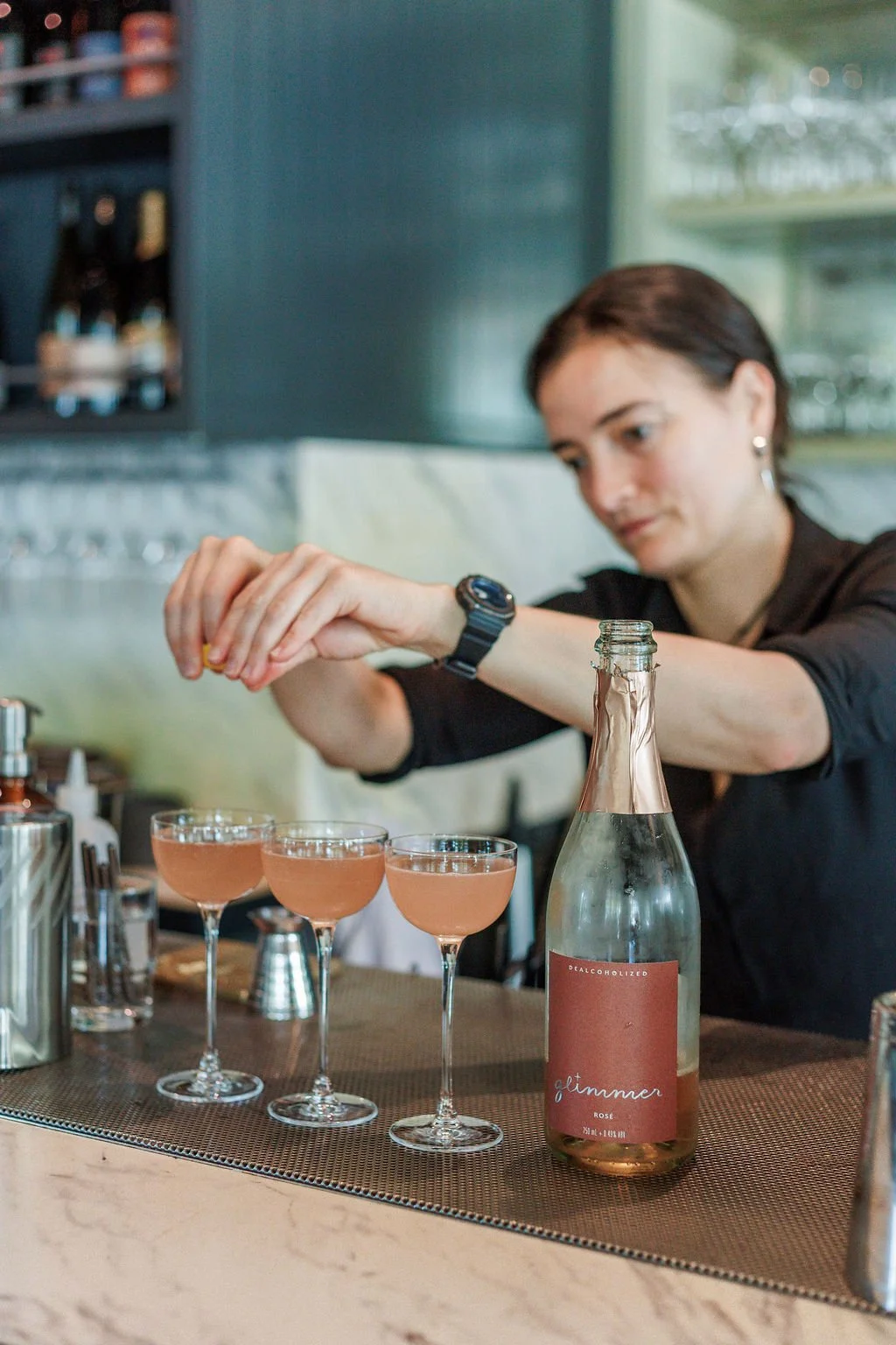 Glimmer Rosé Launch at Published, Vancouver by Claire Garner Photography