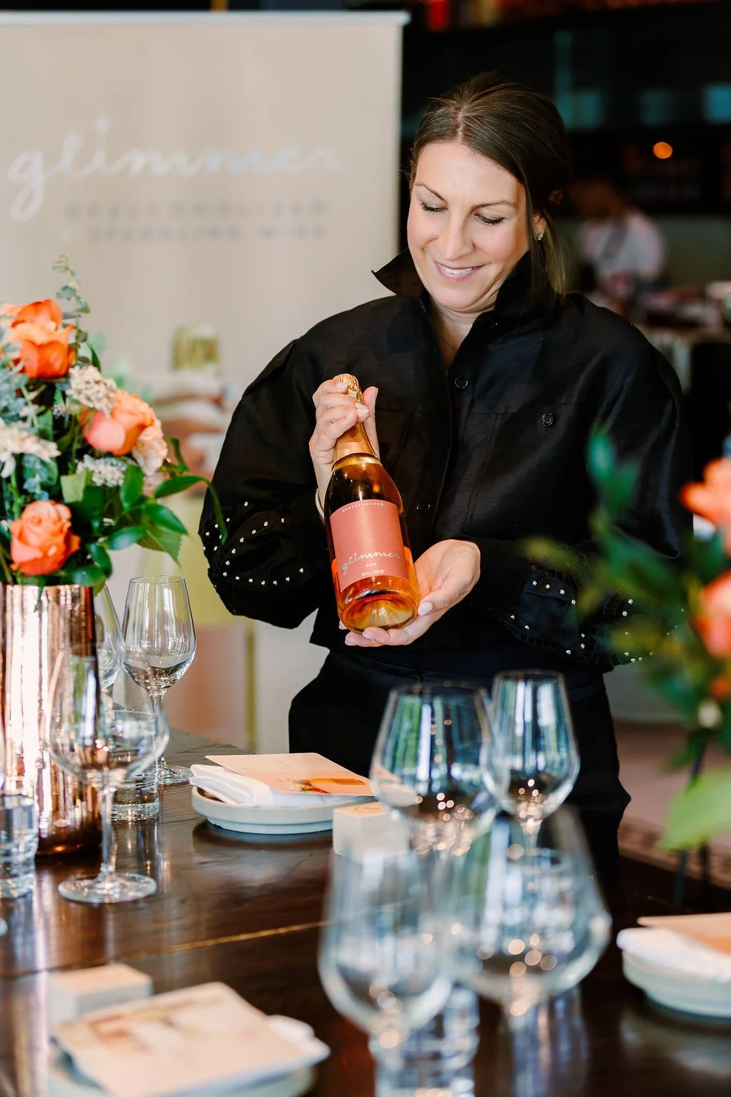 Glimmer Rosé Launch at Published, Vancouver by Claire Garner Photography