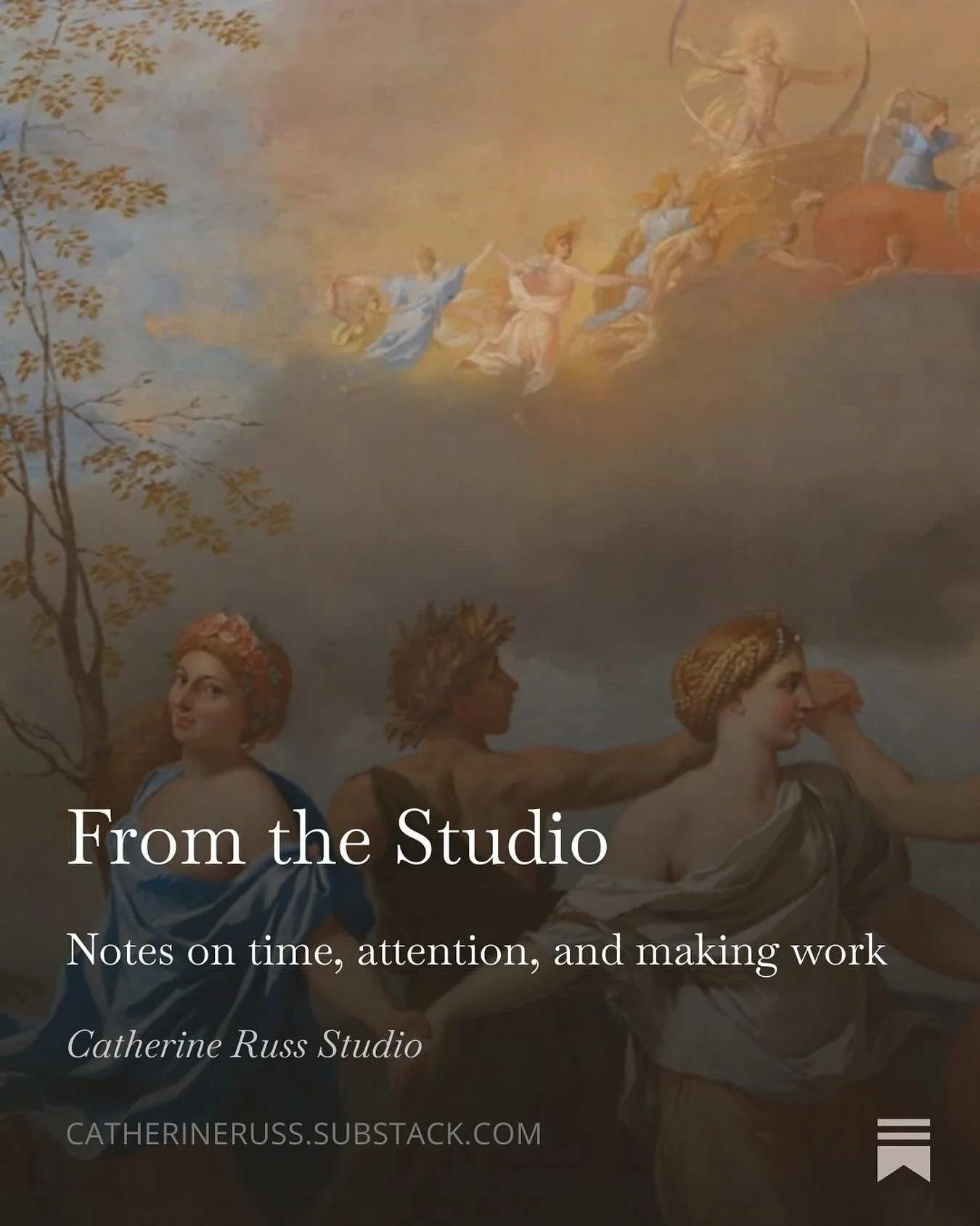 From the studio - notes on time, attention and making work

Beginning 2026, thinking about time, continuity and attention.

January newsletter is live on Substack. 

Read via link in my bio 😊