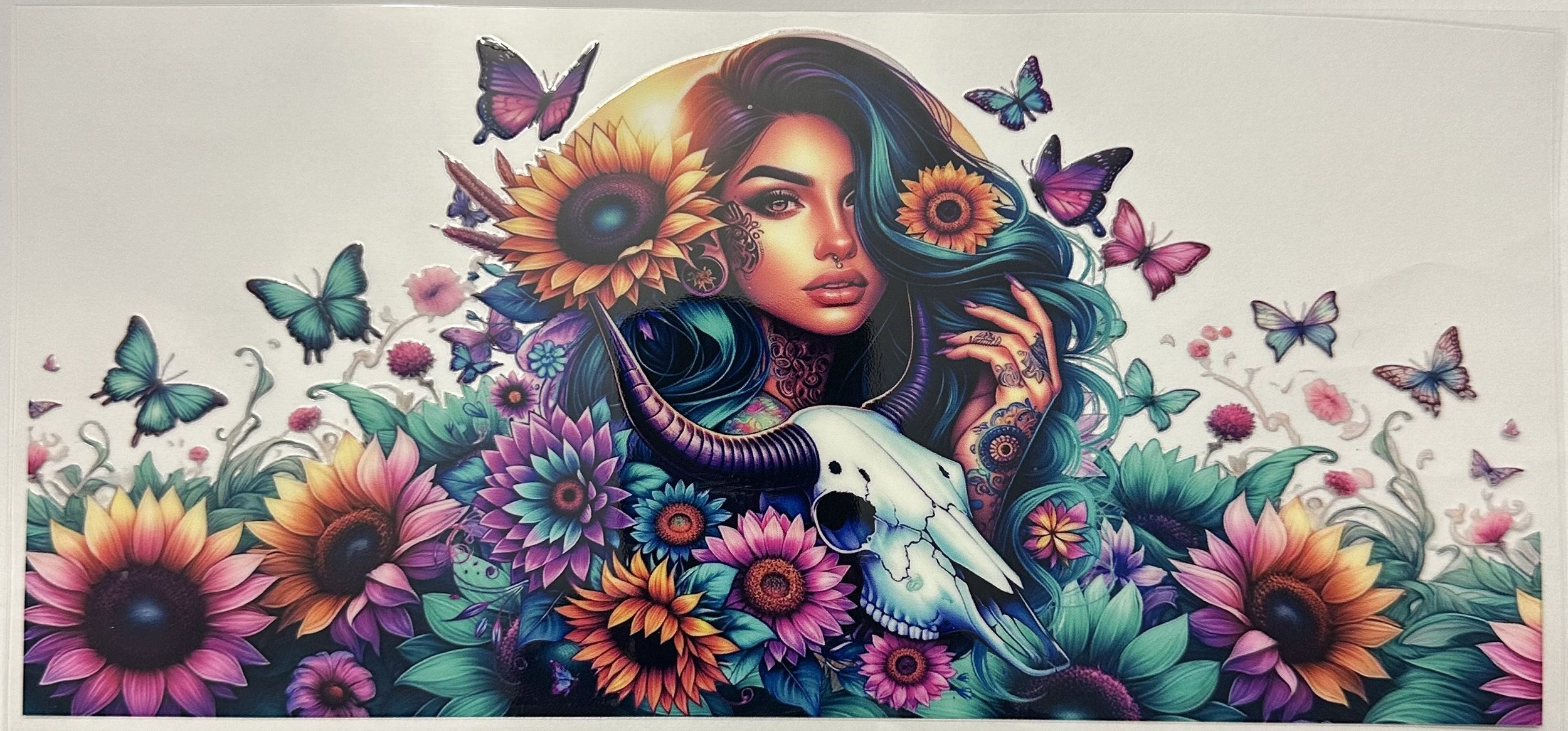 DS Tattoo Girl Butterflies