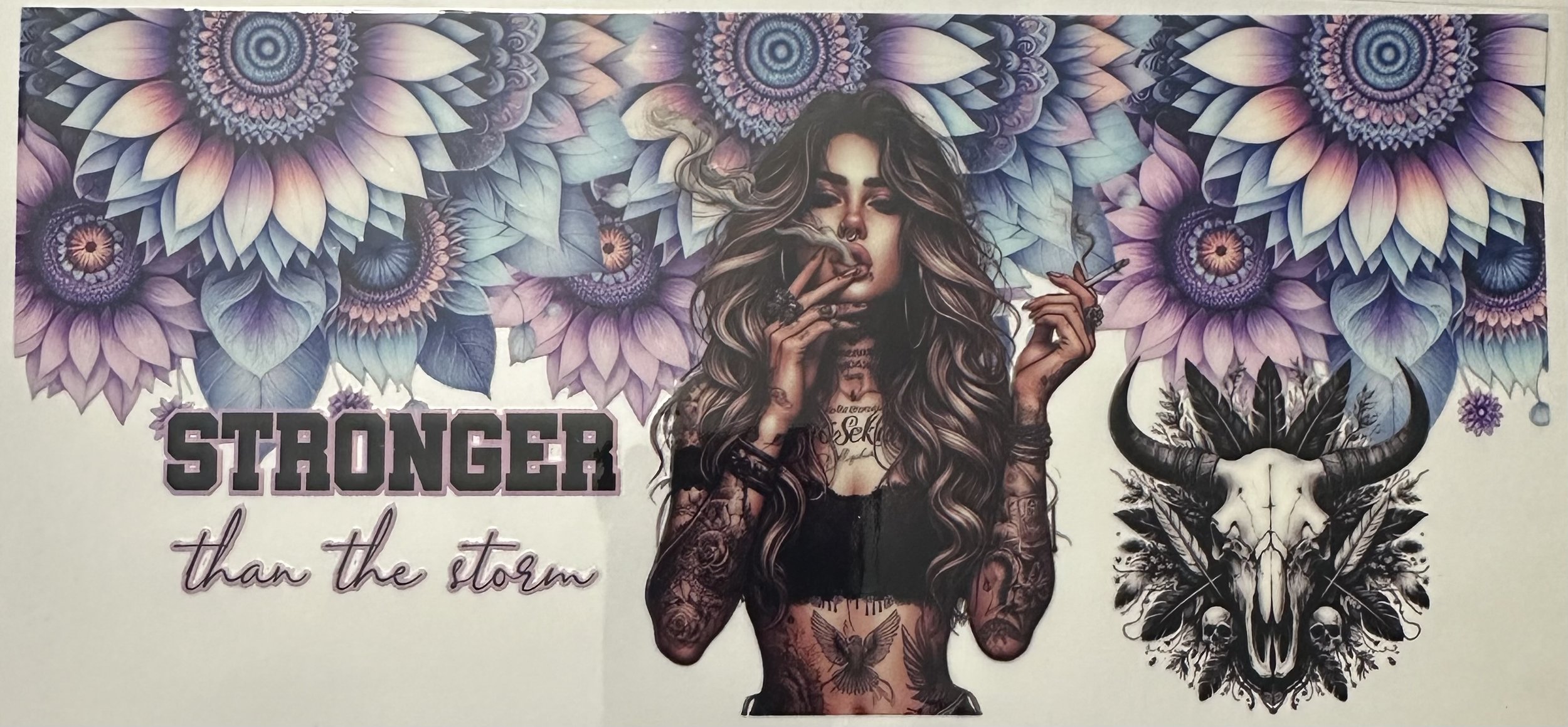 DS Tattoo Girl Stronger Then The Storm