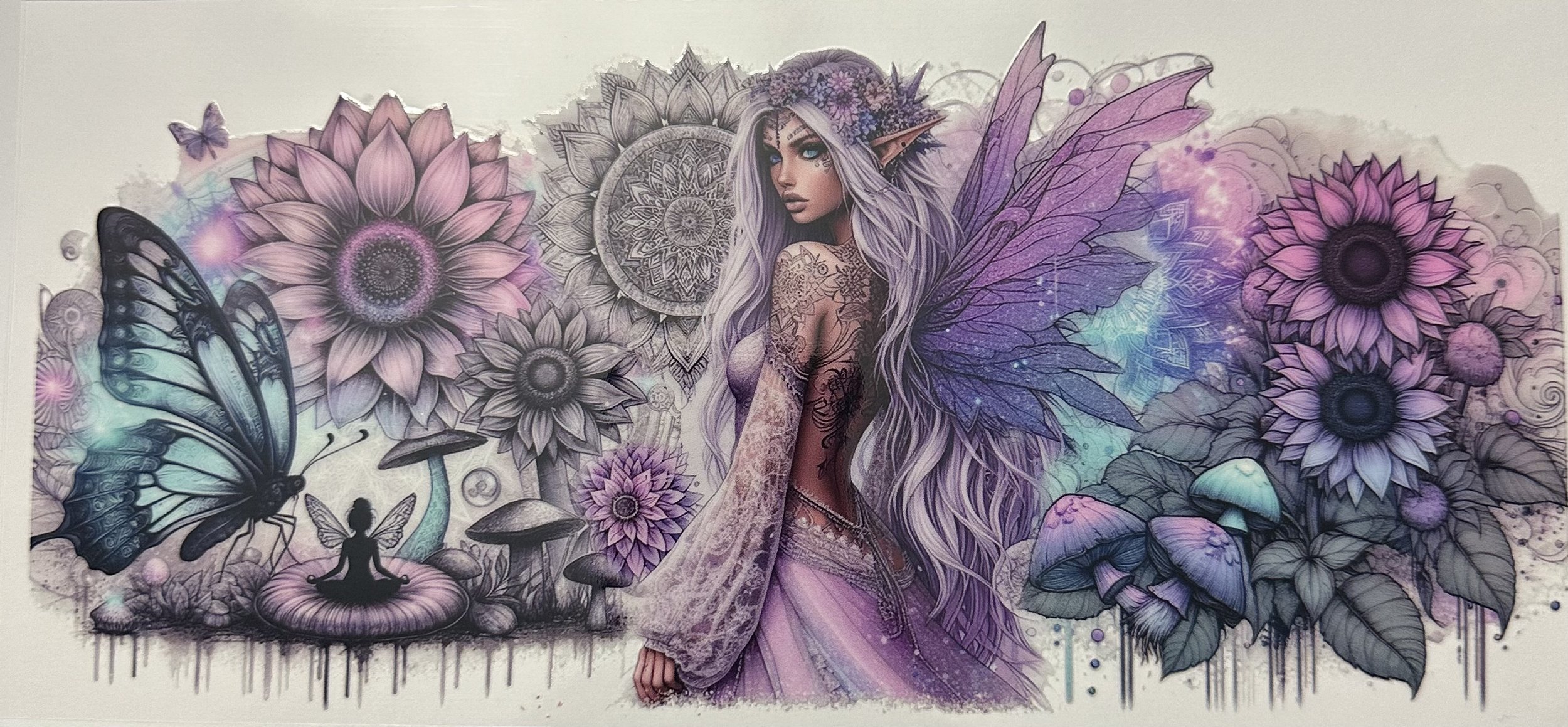 DS Tattoo Girl Purple Fairy