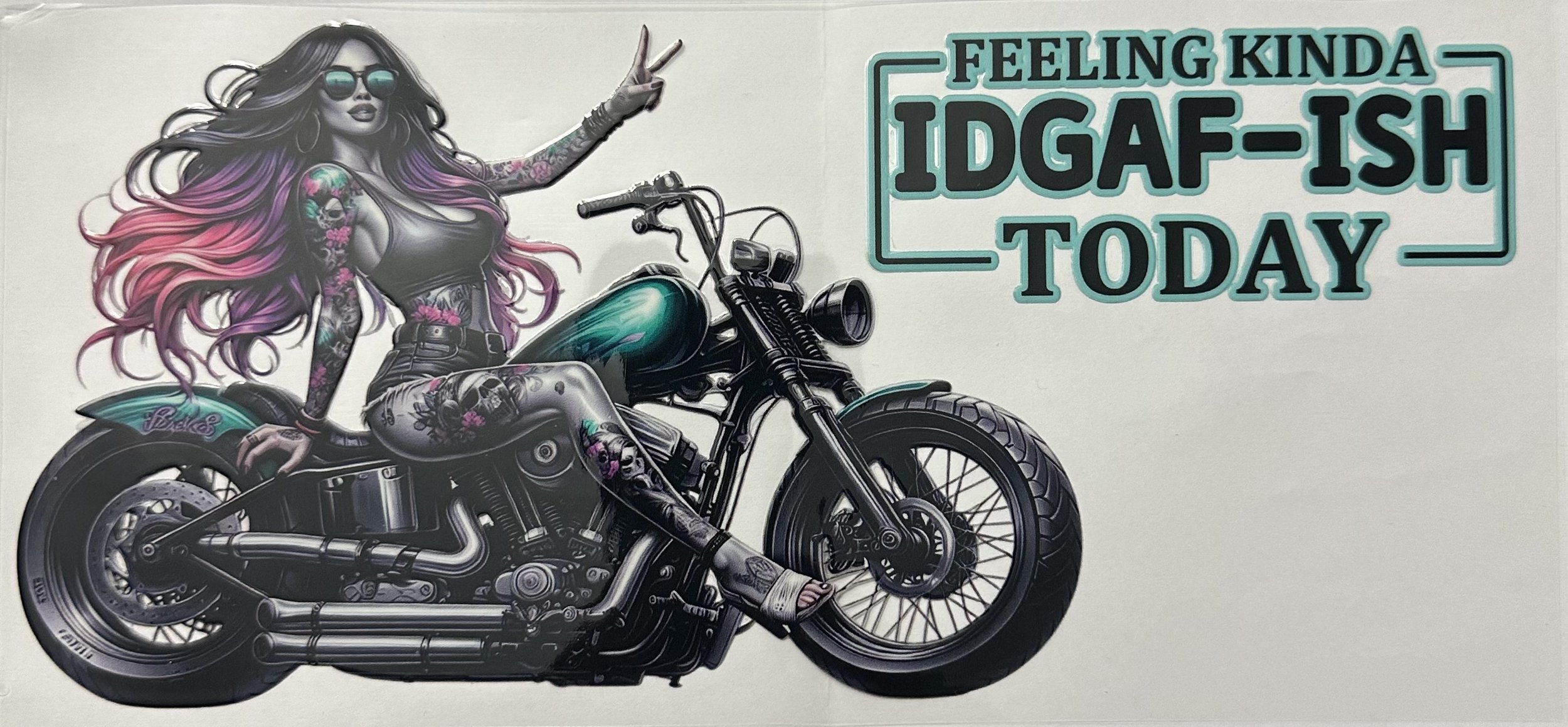 DS Tattoo Girl IDGAF-ISH