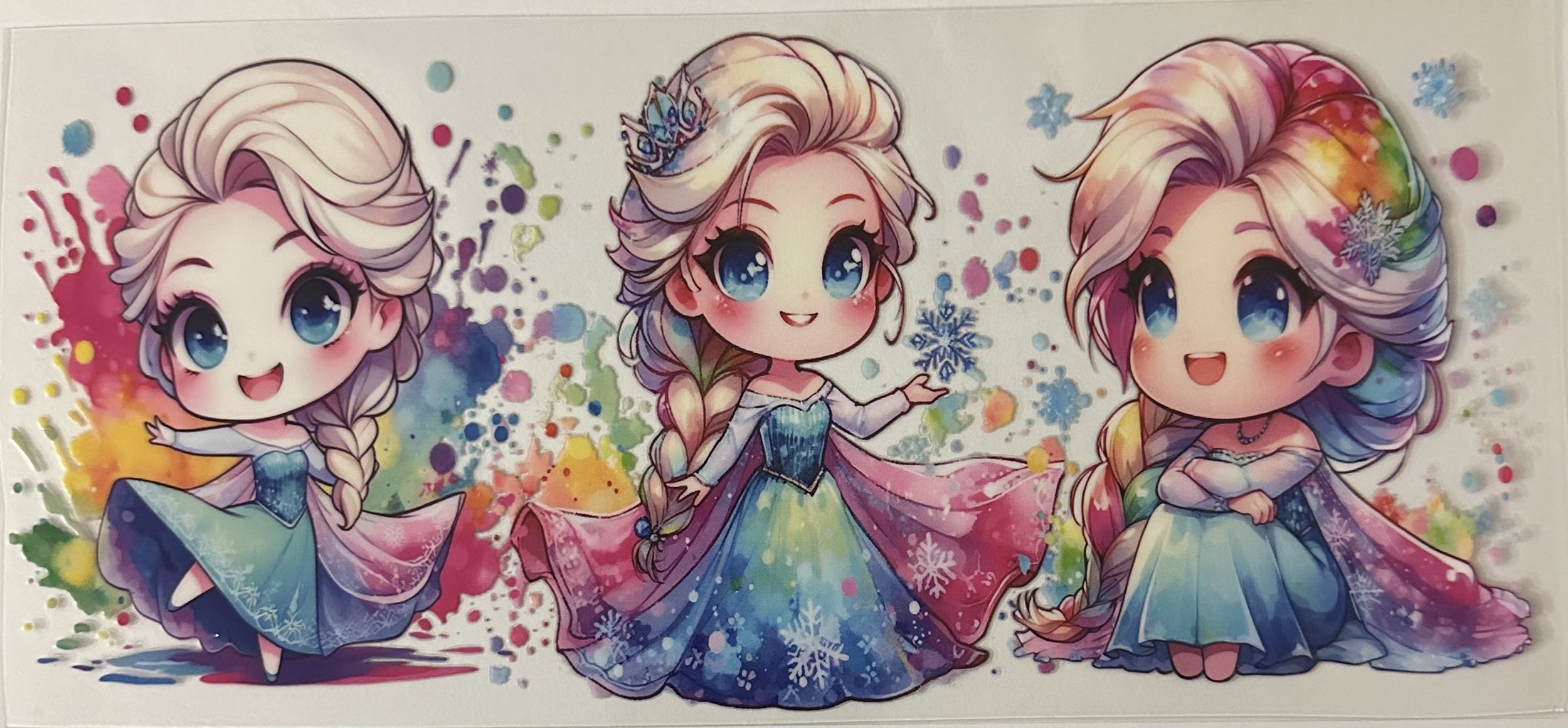 DS Elsa Colourful Splash