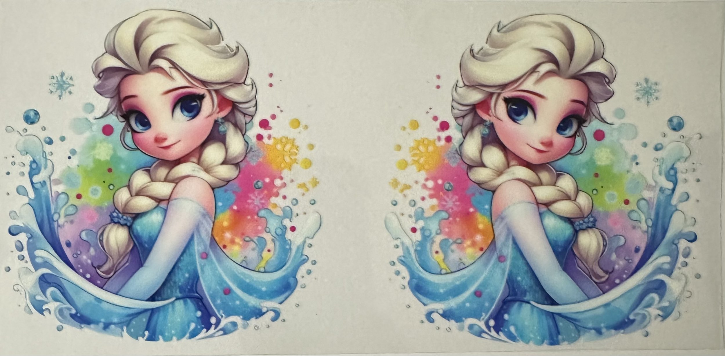 DS Elsa Splash (Double decal)
