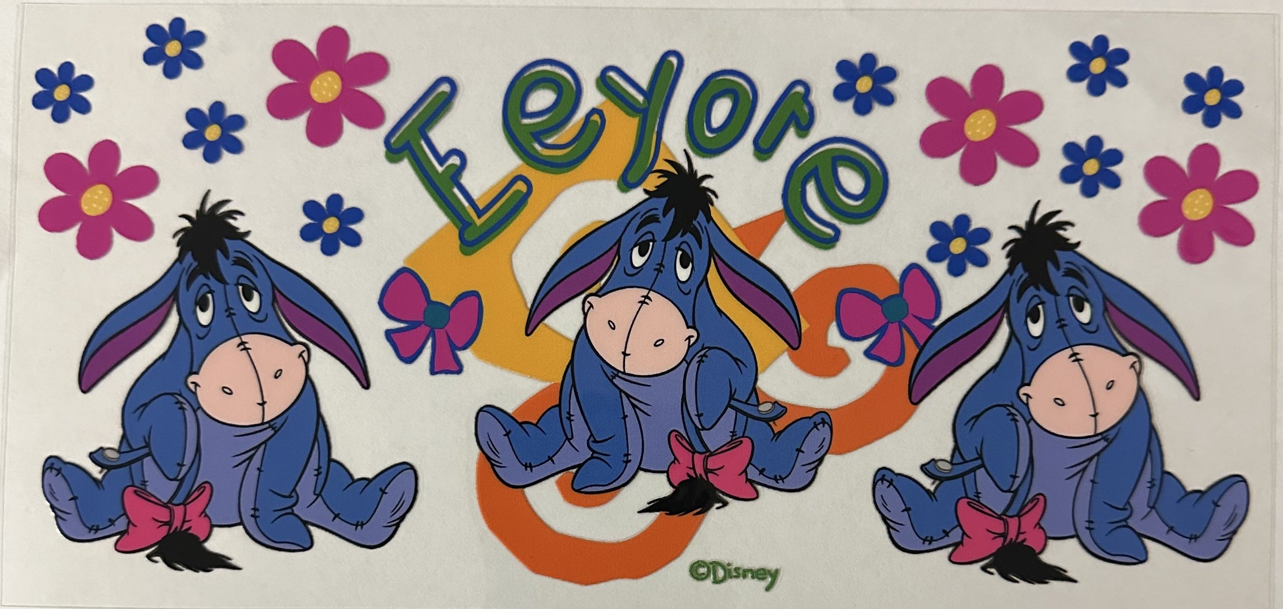 DS Eeyore Flowers/ Bows