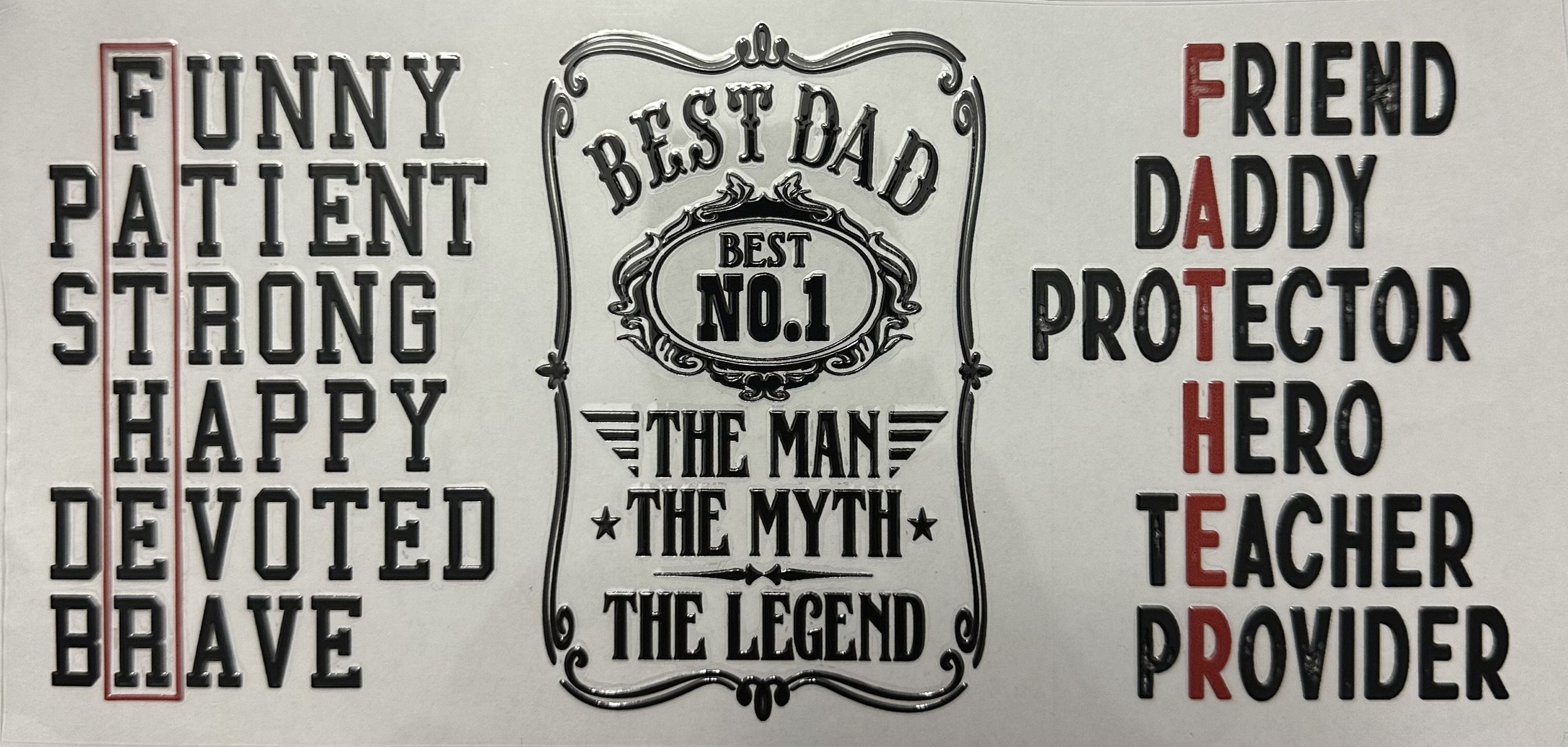 DS Best Dad Father No1