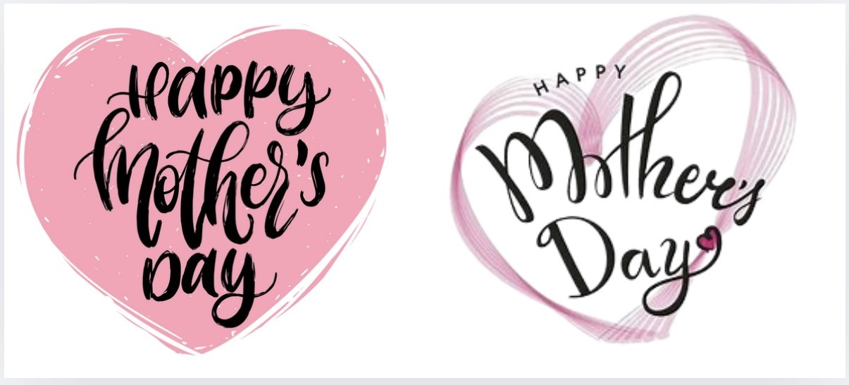 DS Happy Mothers Day Double Decals NW