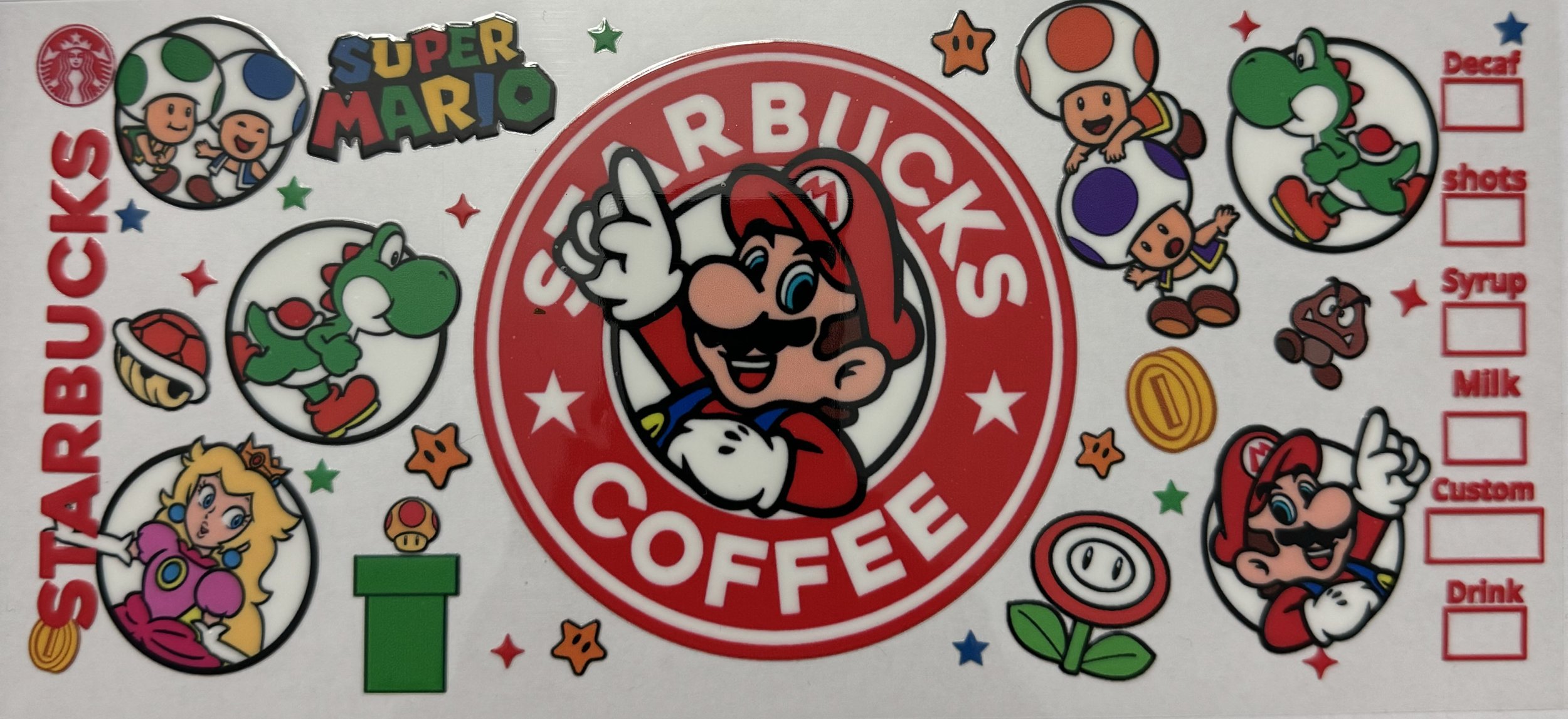 DS Mario Starbucks