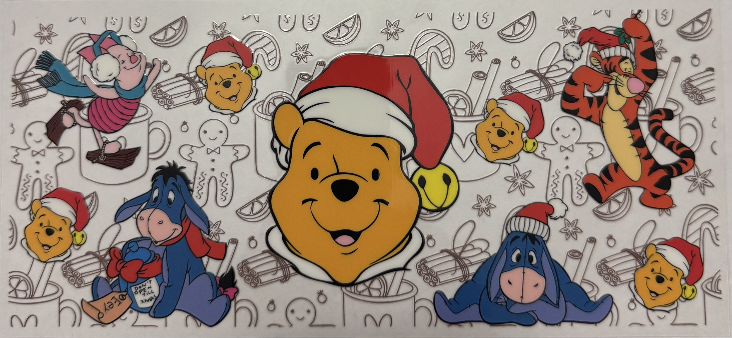DS Xmas Pooh Fine Line