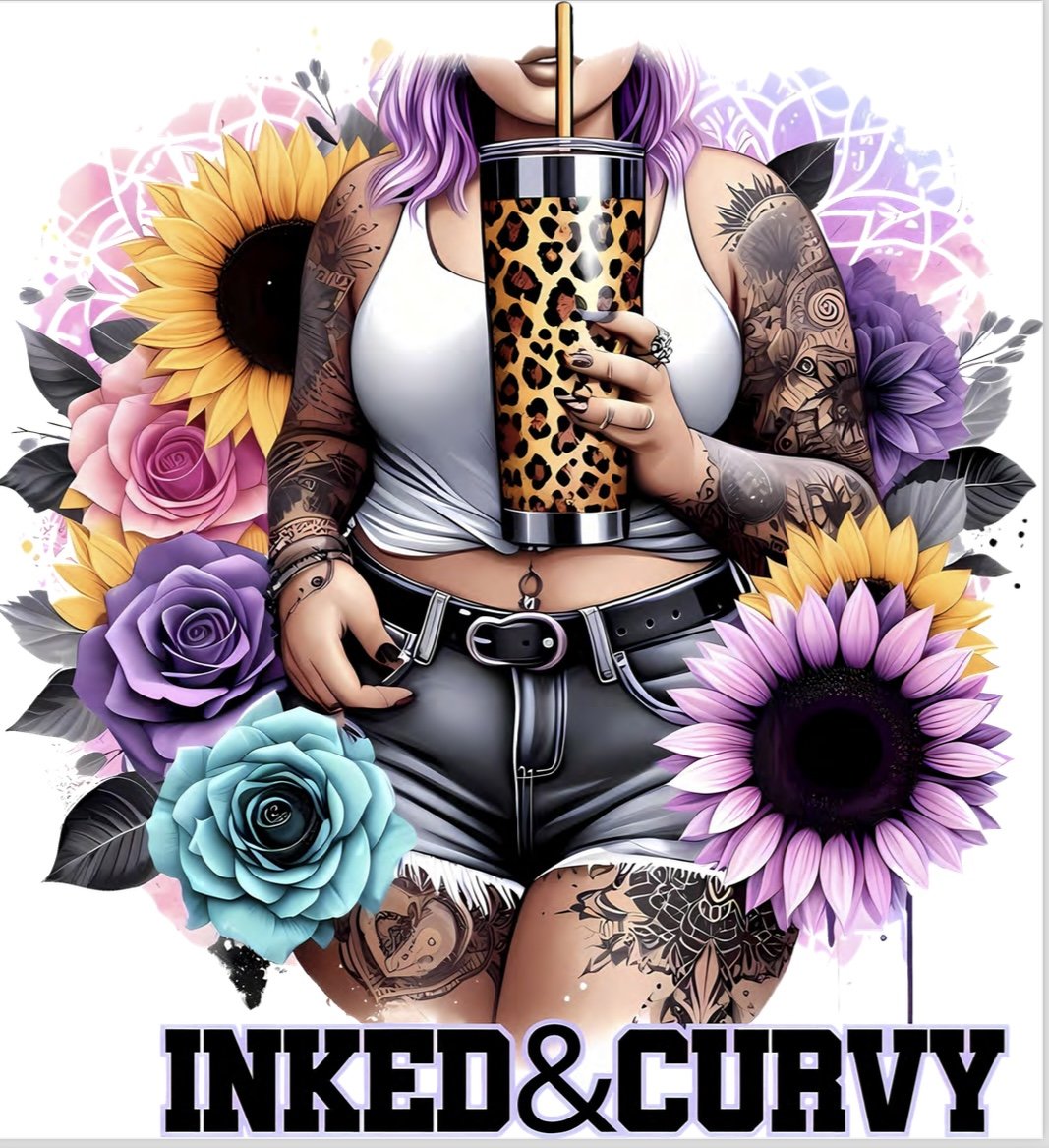 DTF Tattoo Girl INKED & CURVY
