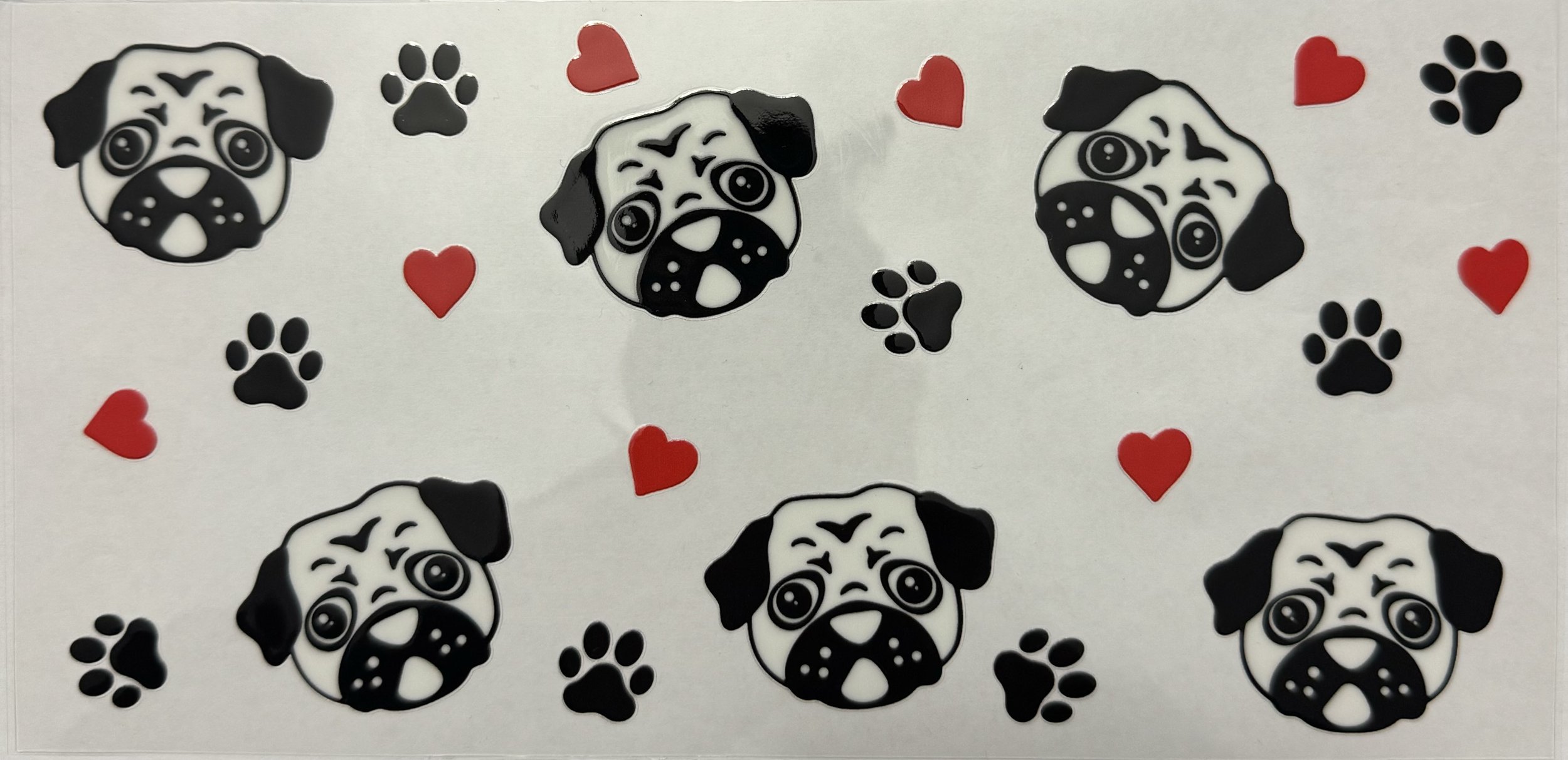 DS Pug Hearts
