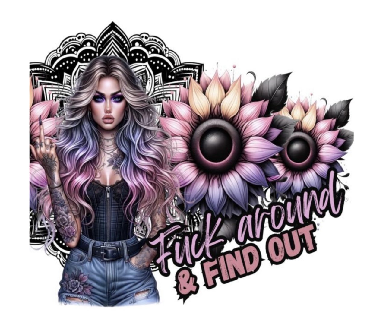 DTF- TATTOO GIRL Fuck Around & Find Out