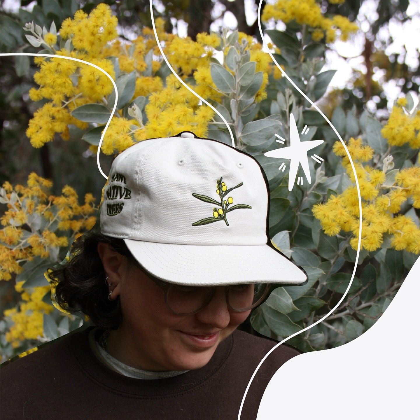 Embroidered caps featuring acacia saligna 🌱
Available from 20th Aug 

Model: @mossy.mind 

#naturelovers #garden #gardening #naturephotography #nativeplants #australianplants #nativegarden #smallbusiness #supportsmallbusiness #newproduct #productlau
