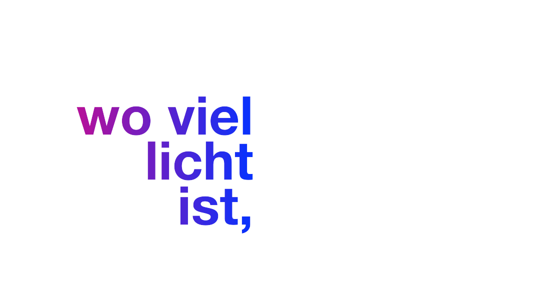 licht und schatten.