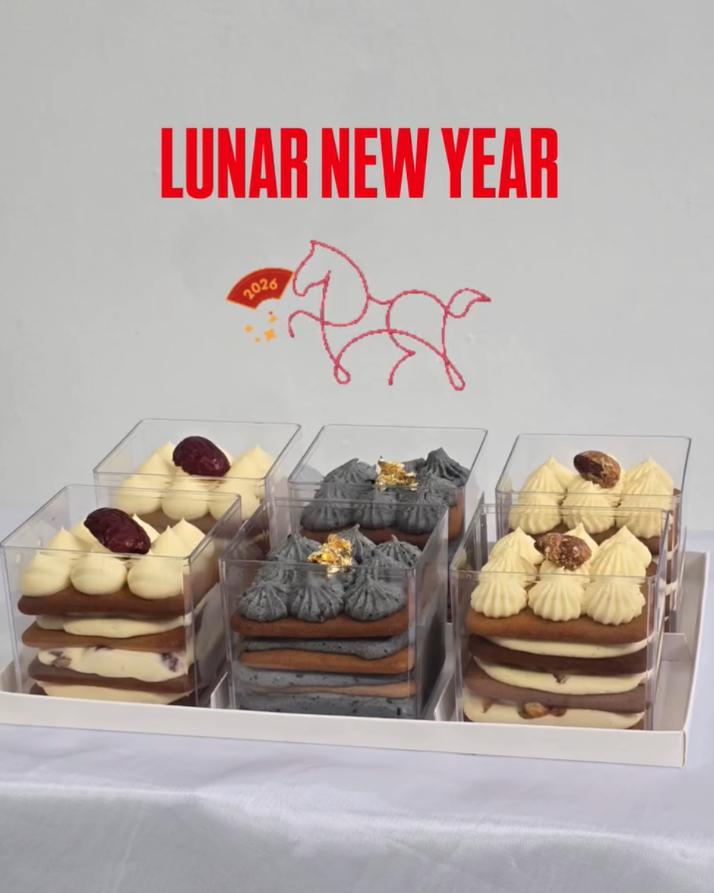 LNY Year of the Horse Honey Cake Pack