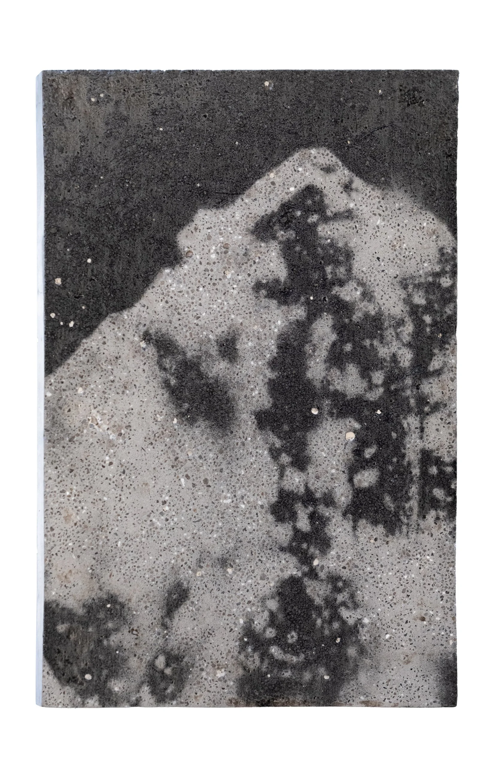 WHEN THE MYSTERIES EMERGE | Silver gelatin on concrete | Steel backplate | 15x23cm | Unique piece | 250€