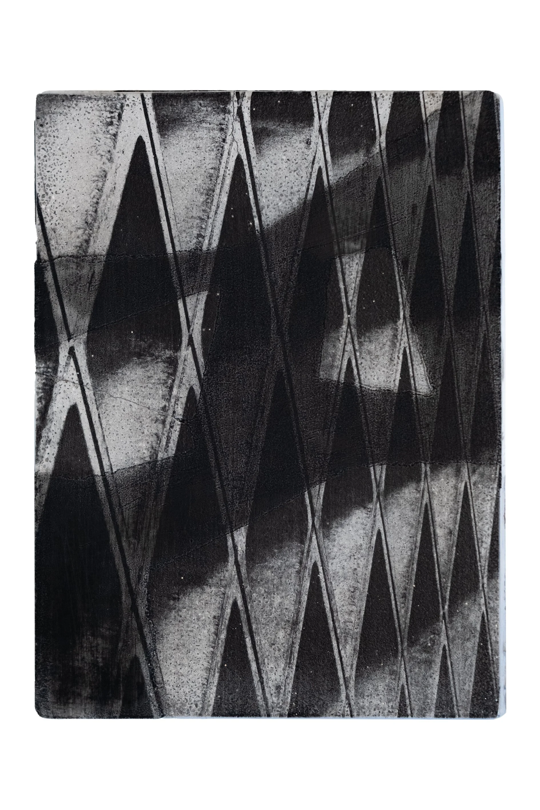 Concrete repaired with leveling compound | Silver gelatin | Steel backplate | 19.5x14.5cm | Unique piece | 300€