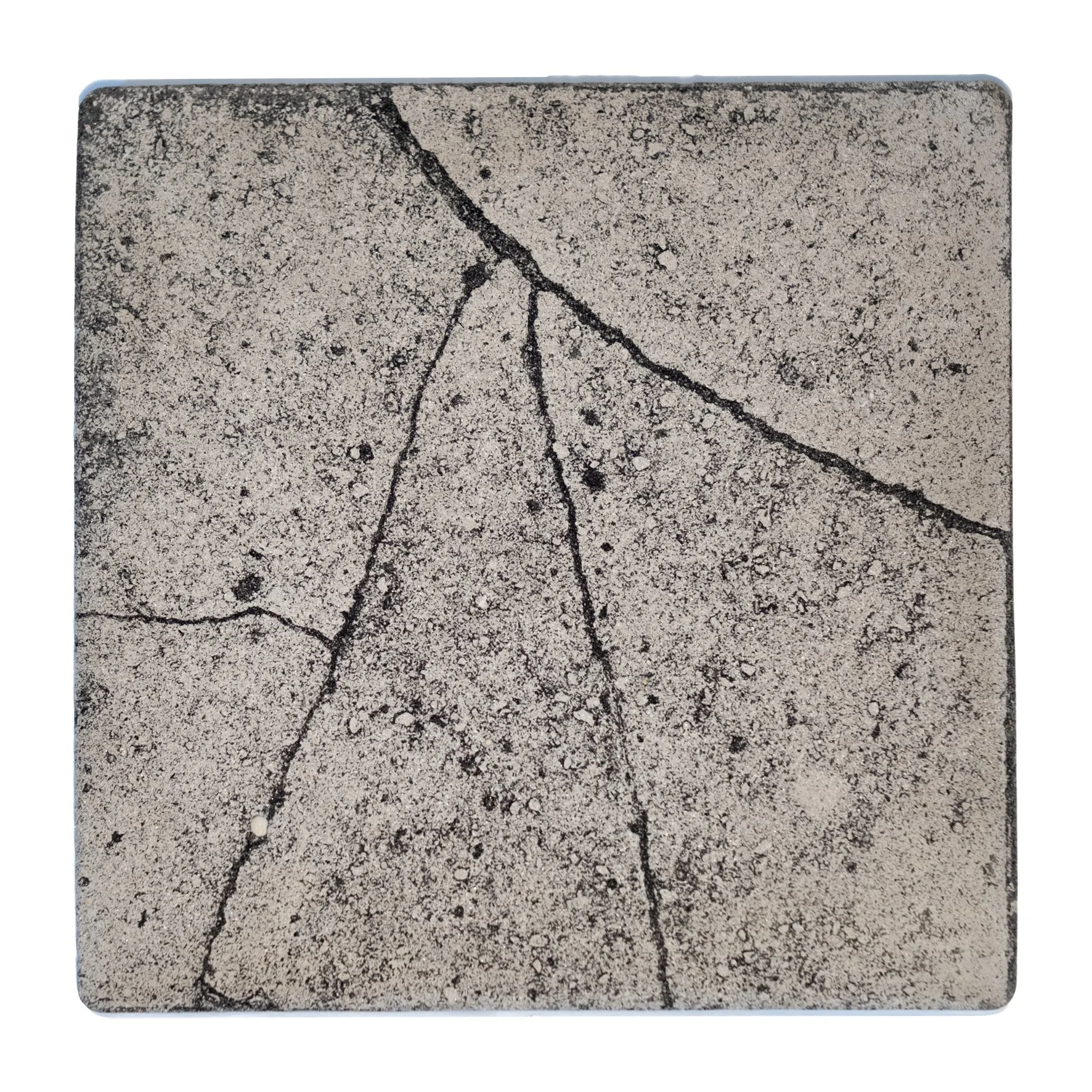 MARKS EVERY MOVE | Silver gelatin on concrete | Steel backplate | 18x18cm | Unique piece | Sold