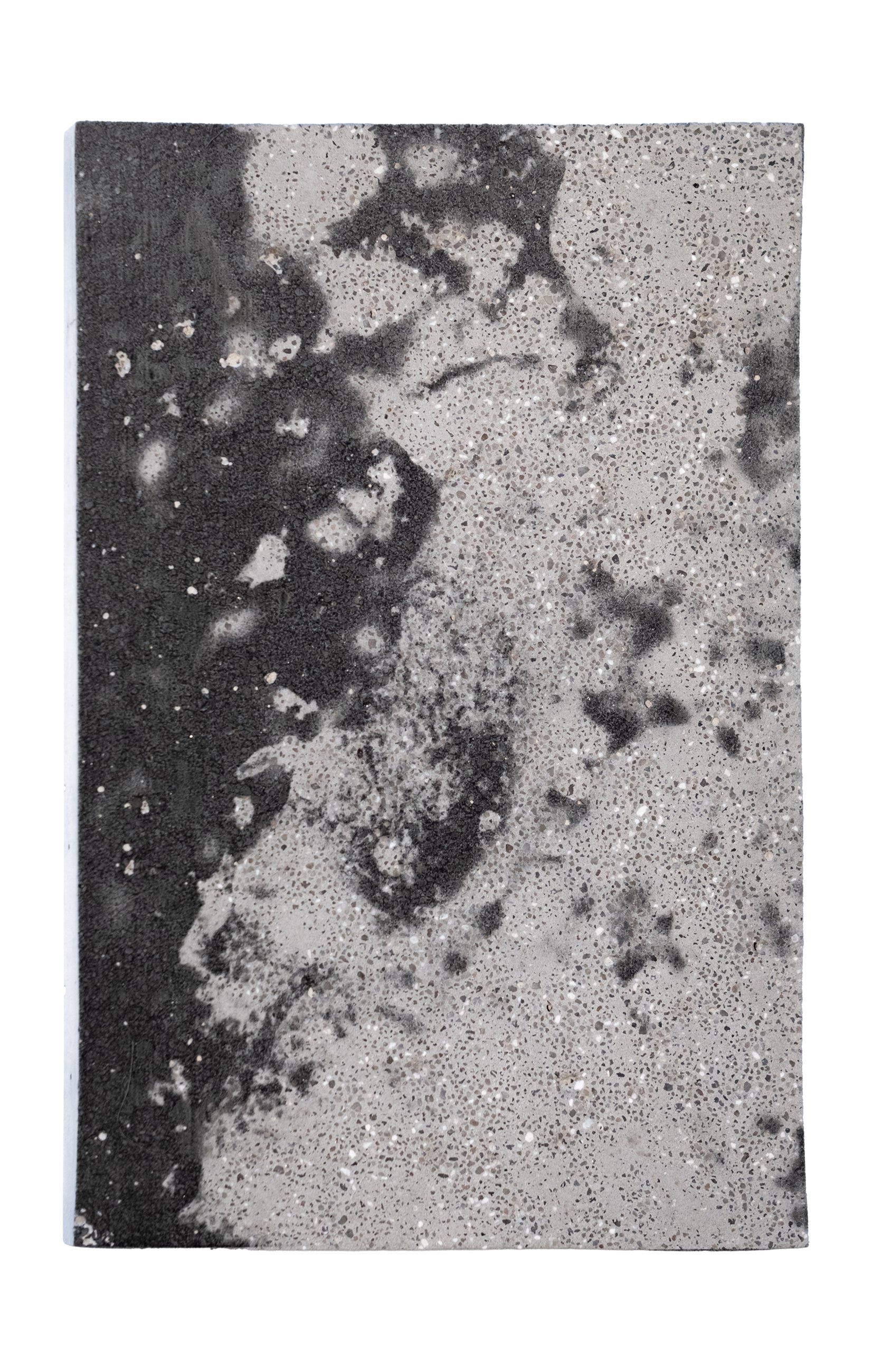 WHEN THE MYSTERIES EMERGE | Silver gelatin on concrete | Steel backplate | 15x23cm | Unique piece | 250€