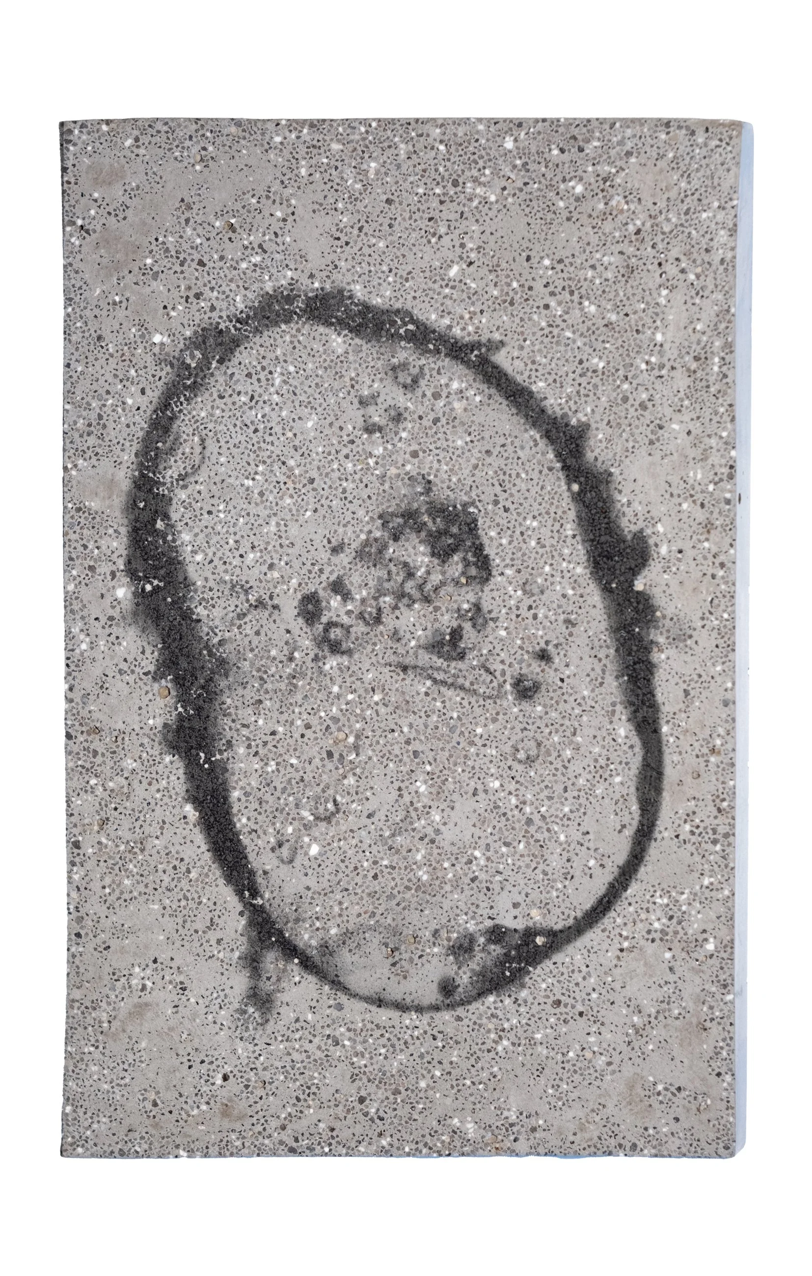 WHEN THE MYSTERIES EMERGE | Silver gelatin on concrete | Steel backplate | 15x23cm | Unique piece | 250€