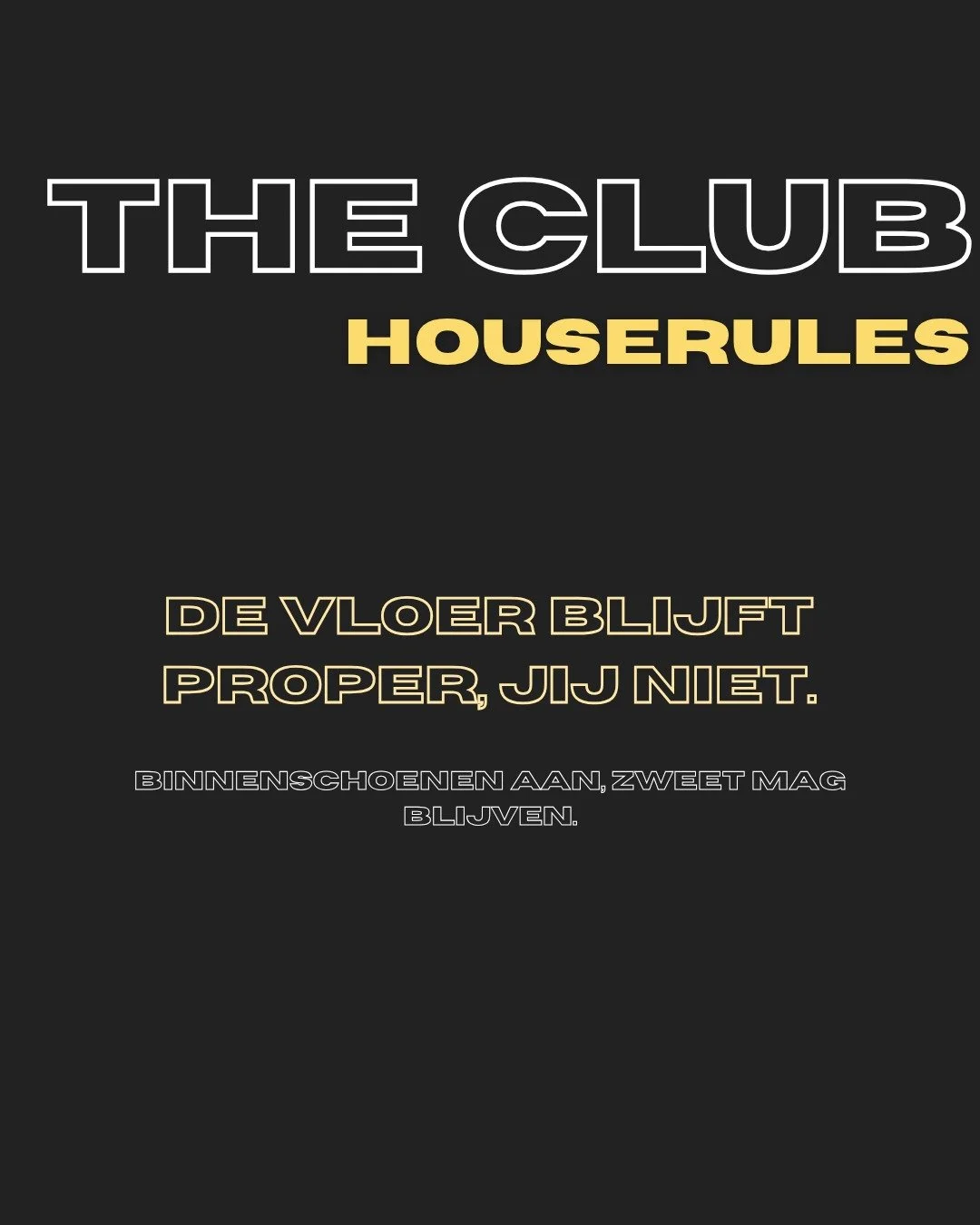 Hoe meer zweet we mogen opkuisen hoe beter de training. dus dat doen we met plezier! ✨