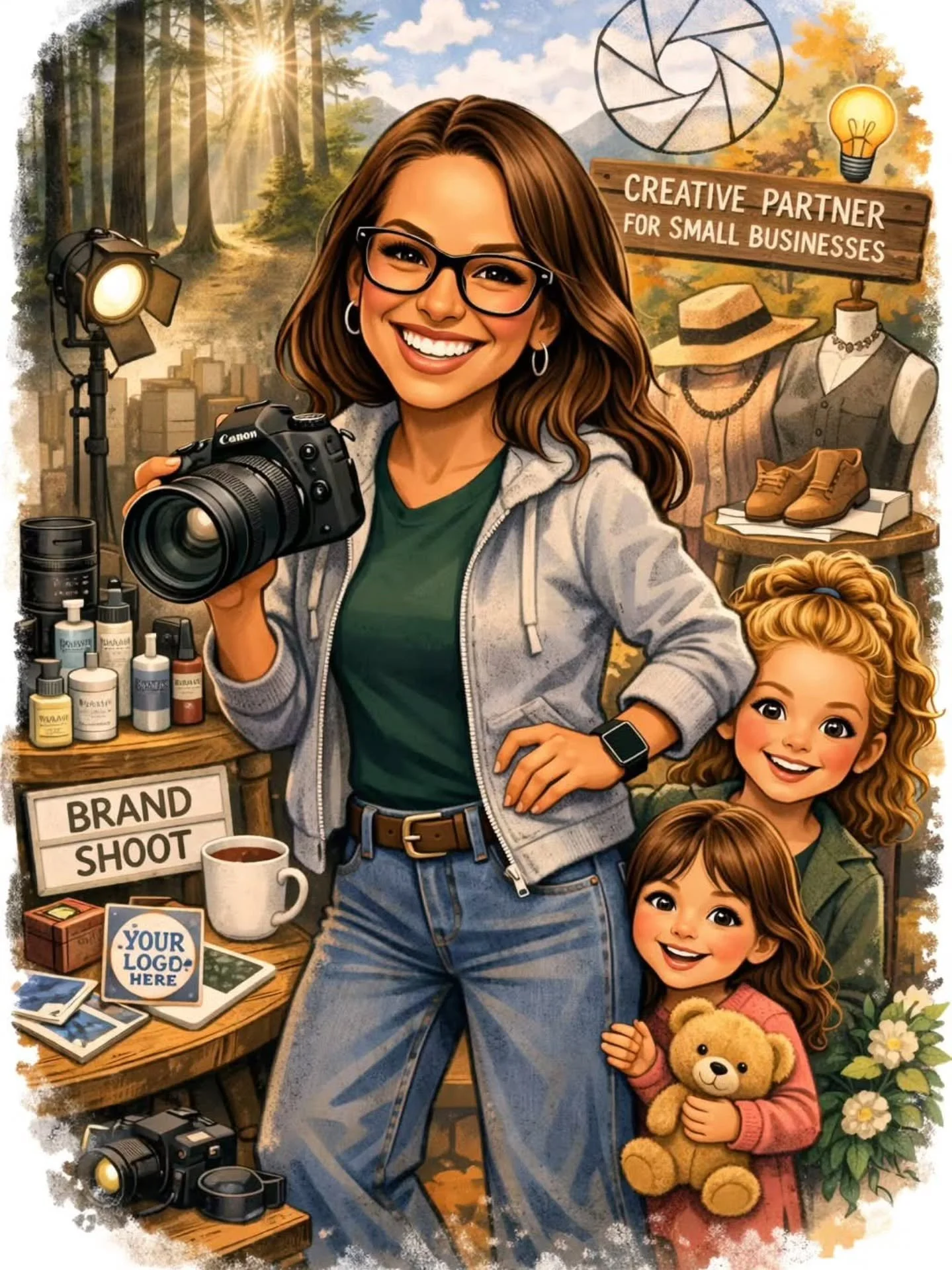 Sometimes IG and Ai is used for fun, not just business 😜 Use this prompt if you want to try for yourself! 

"Create a caricature of me and my job based on everything you know about me. Be sure to include the following ______" (include any 