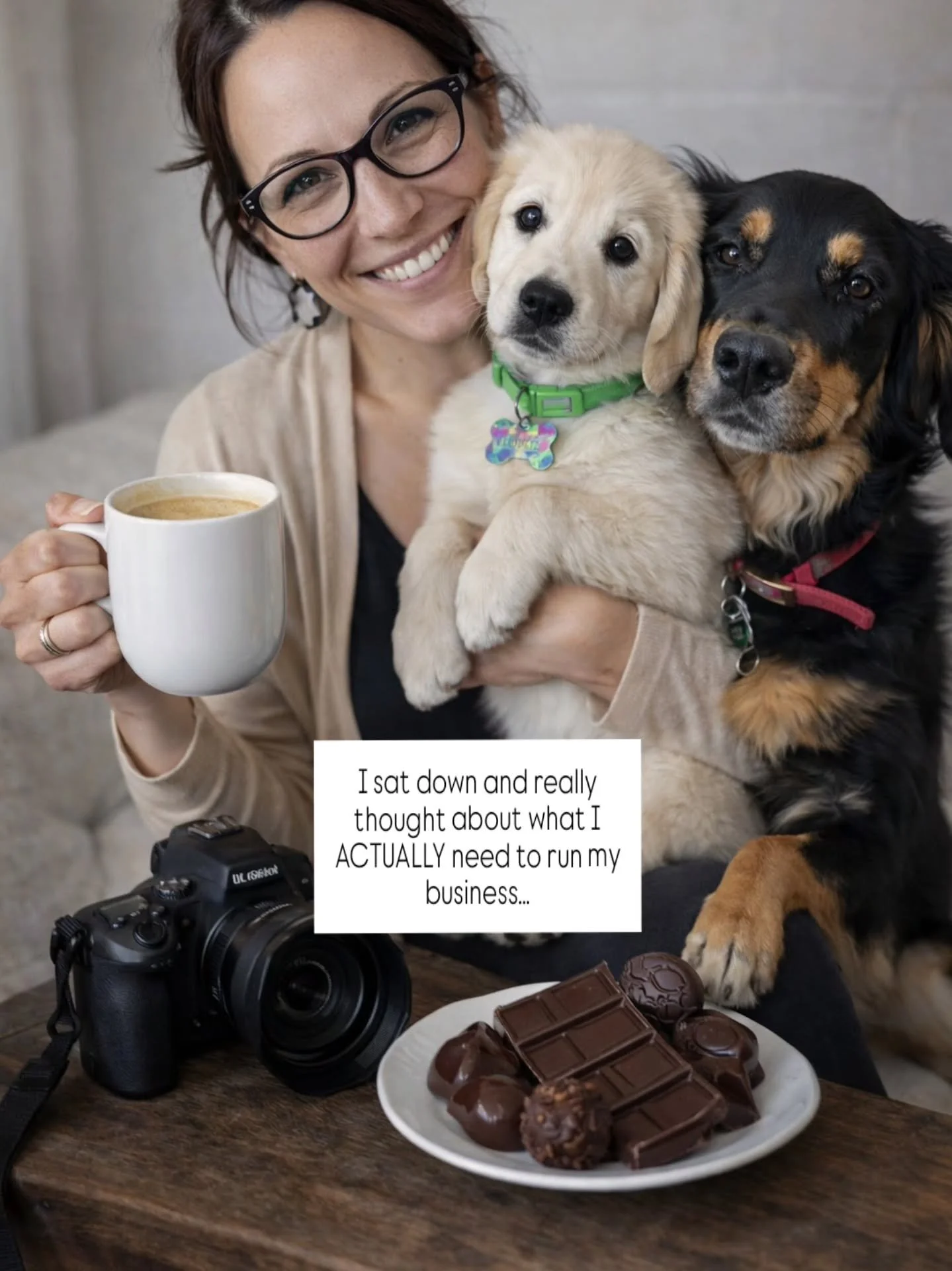 Running a business is hard. So I&rsquo;ve decided to simplify things&hellip;

I will now be accepting payment in: 
☕ coffee
🍫 chocolate
🐶 puppies

DM to book before I come to my senses!