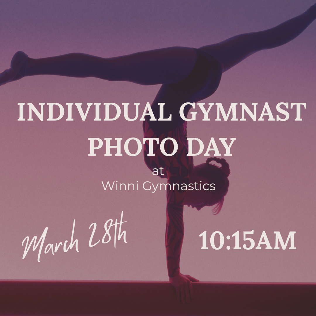 All Gymnast Photo Day – 10:15AM