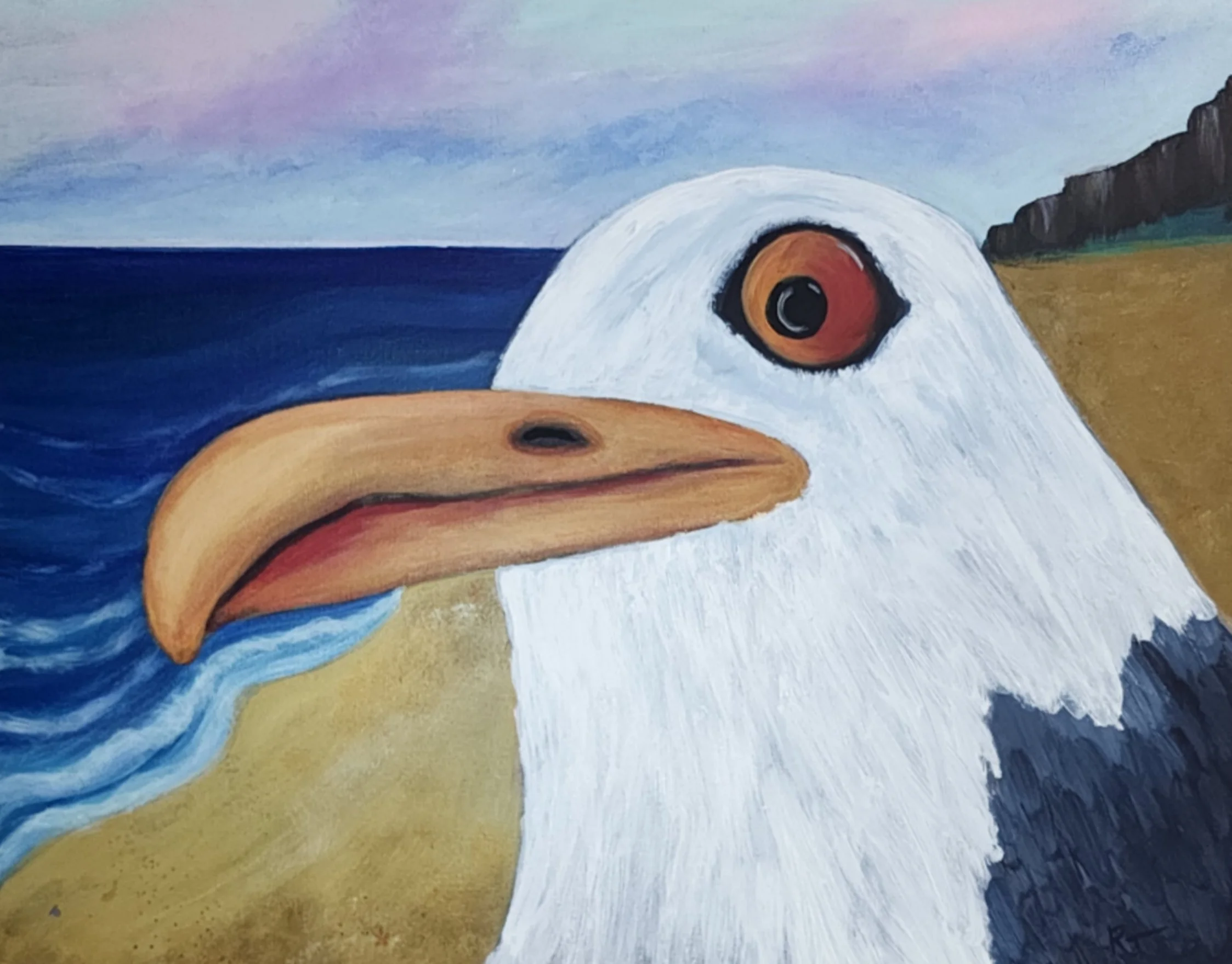 being judged by a bird