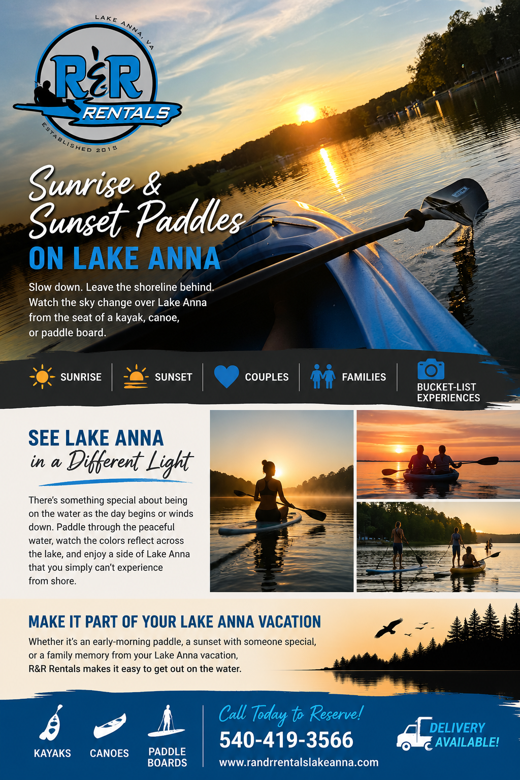 Sunrise & Sunset Paddling