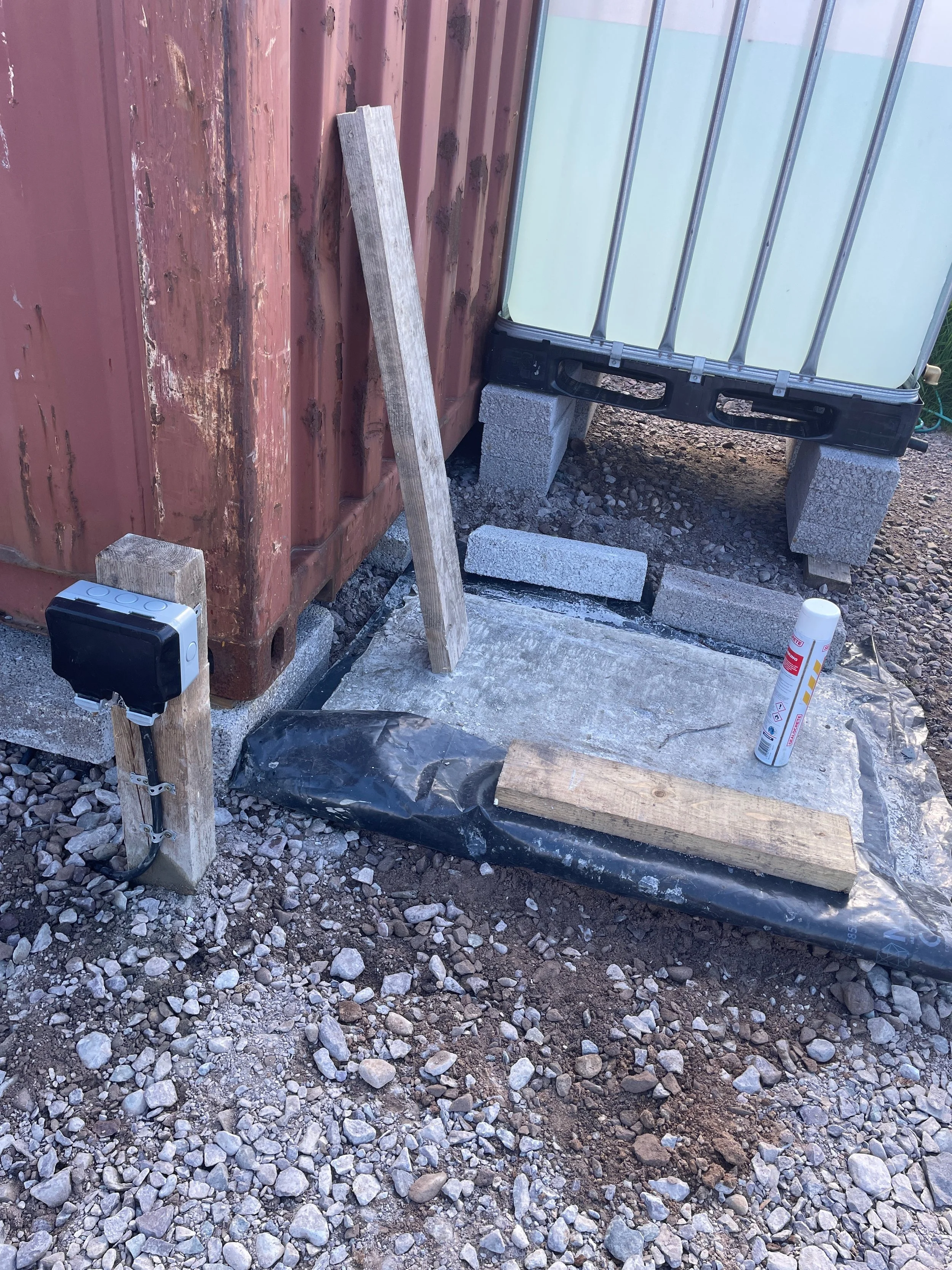 power supply on left