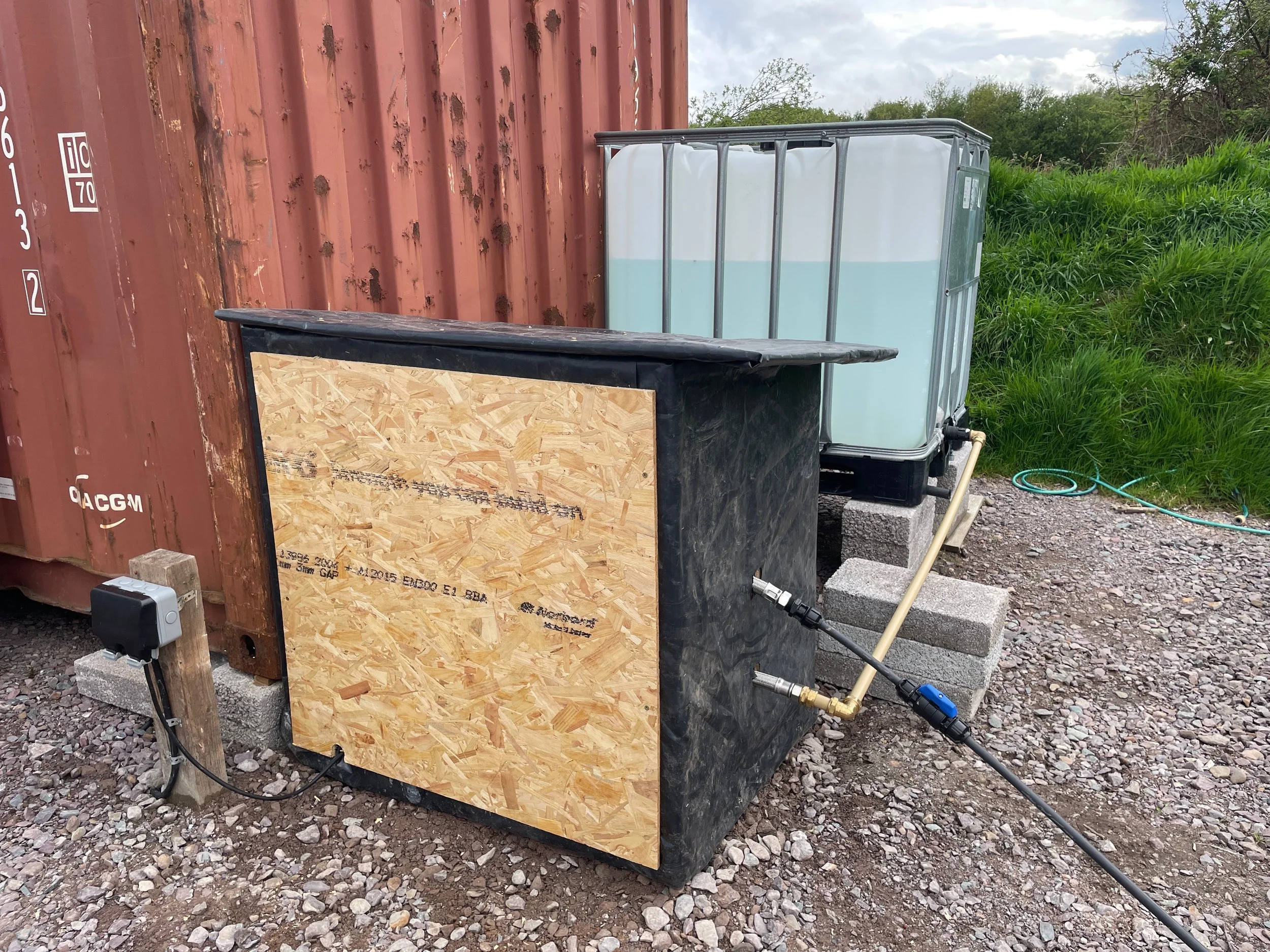 The pump fully connected