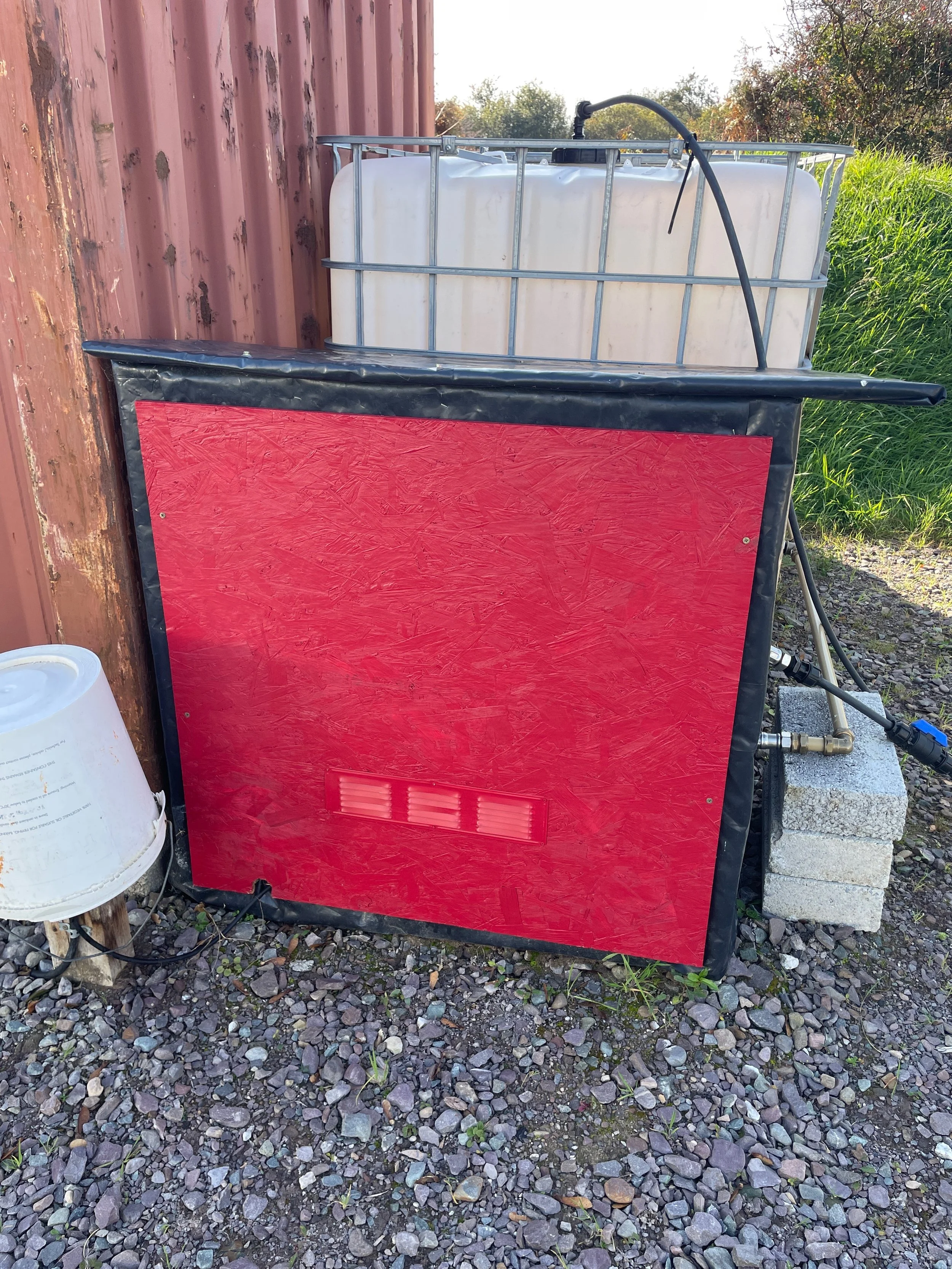 Some last waterproofing