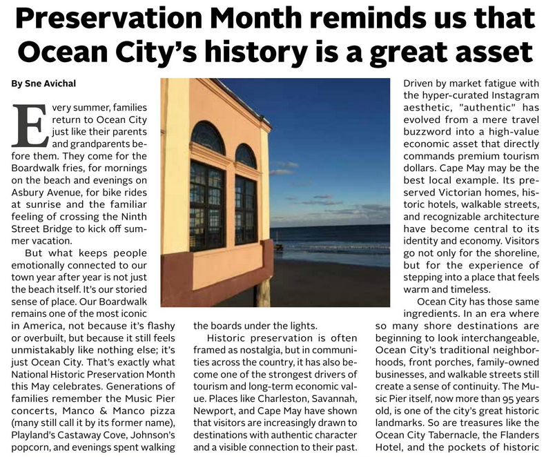 Preservation month reminds us that history is a great asset