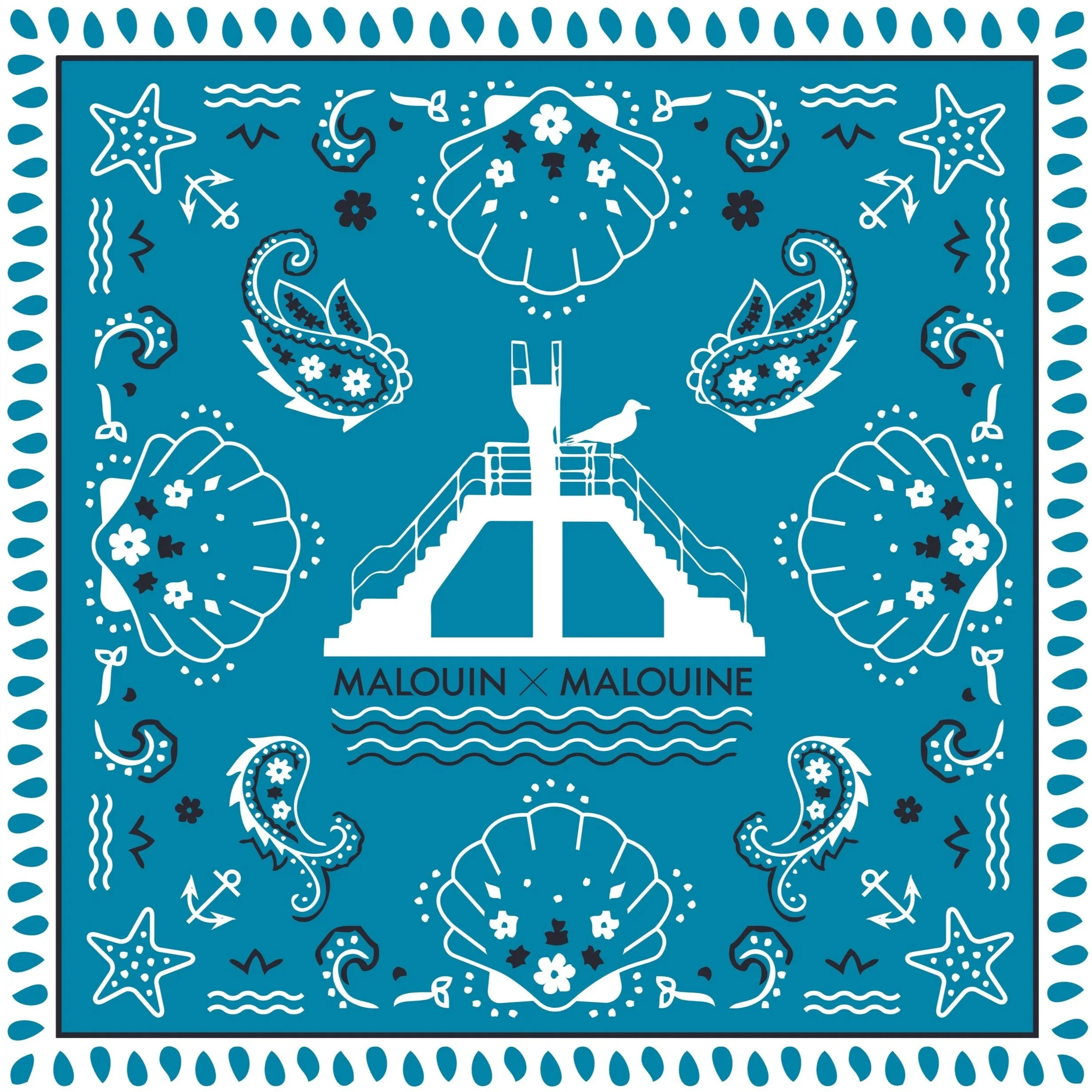 Création motif textile pour MALOUIN-MALOUINE