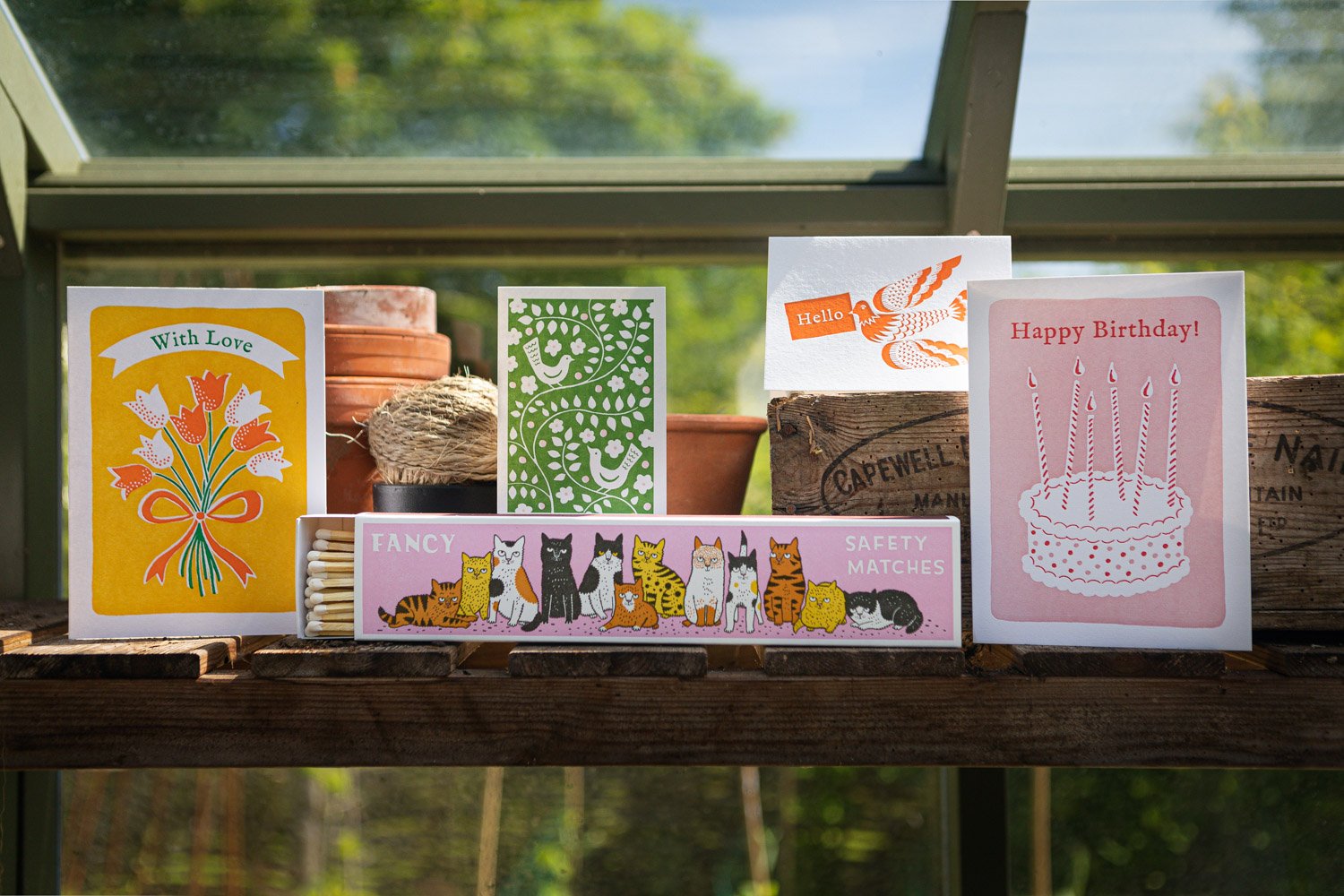 Designs by Ariana Martin and Charlotte Farmer