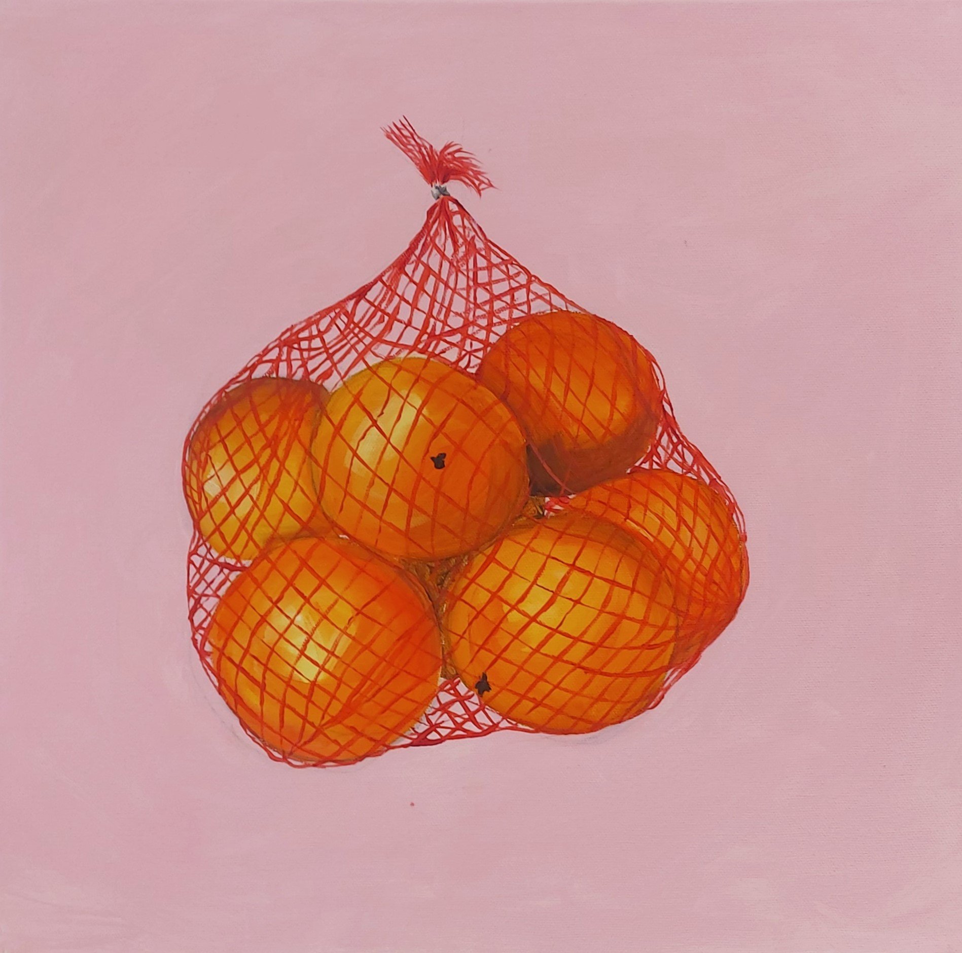 'Bitter orange'
40 cm x 40 cm
Oil on Canvas, 2024
£45