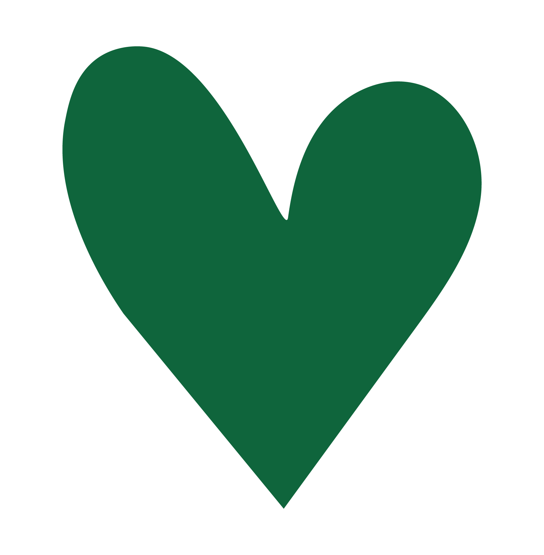 A stylized green diamond shape with a black background.