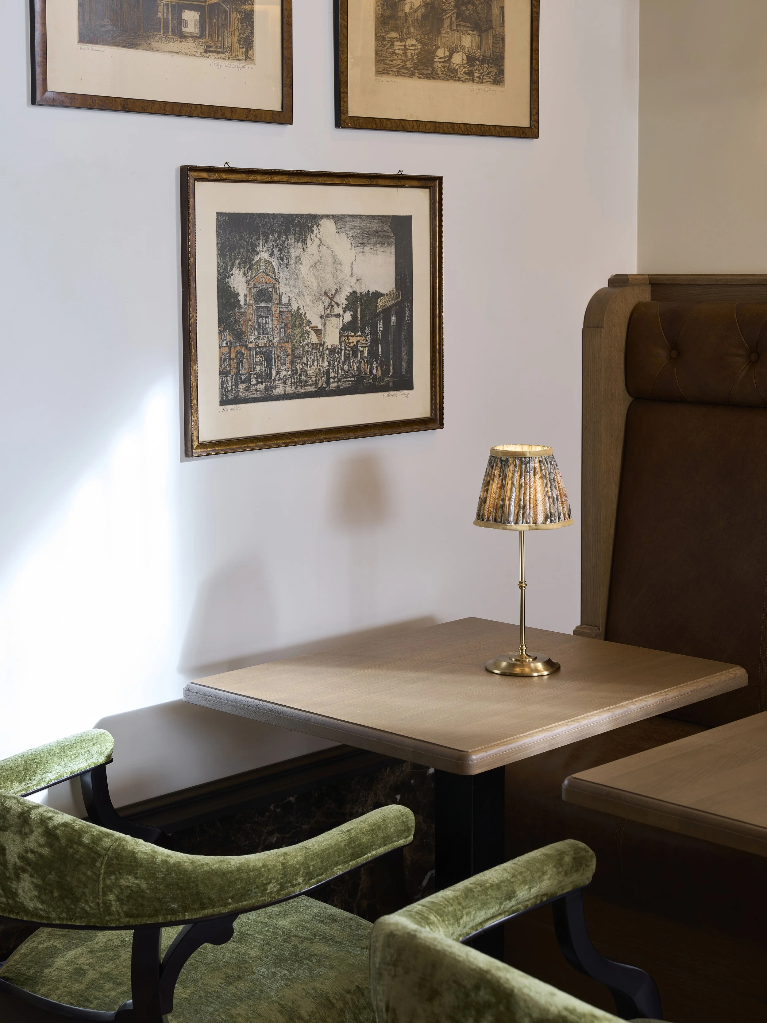 Hotel Savoy print bilder tapet