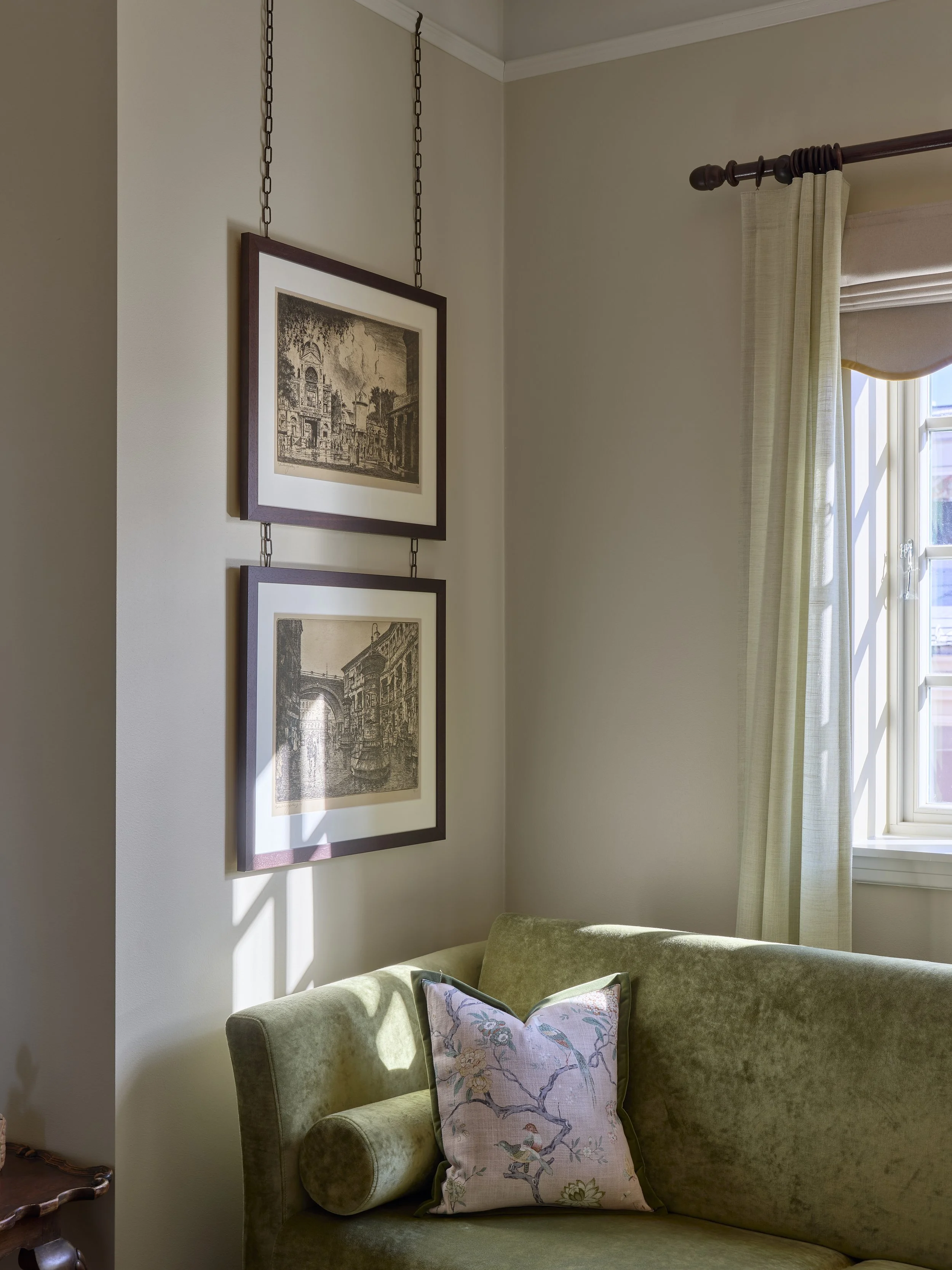 Hotel Savoy print bilder tapet