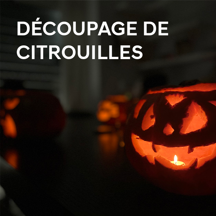Vacances Toussaint : Atelier Jack-o'-lantern, Découpage de Citrouille !